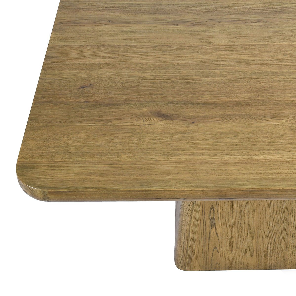 Orlando Oak Veneer 95" Dining Table Light Brown | BeBoldFurniture