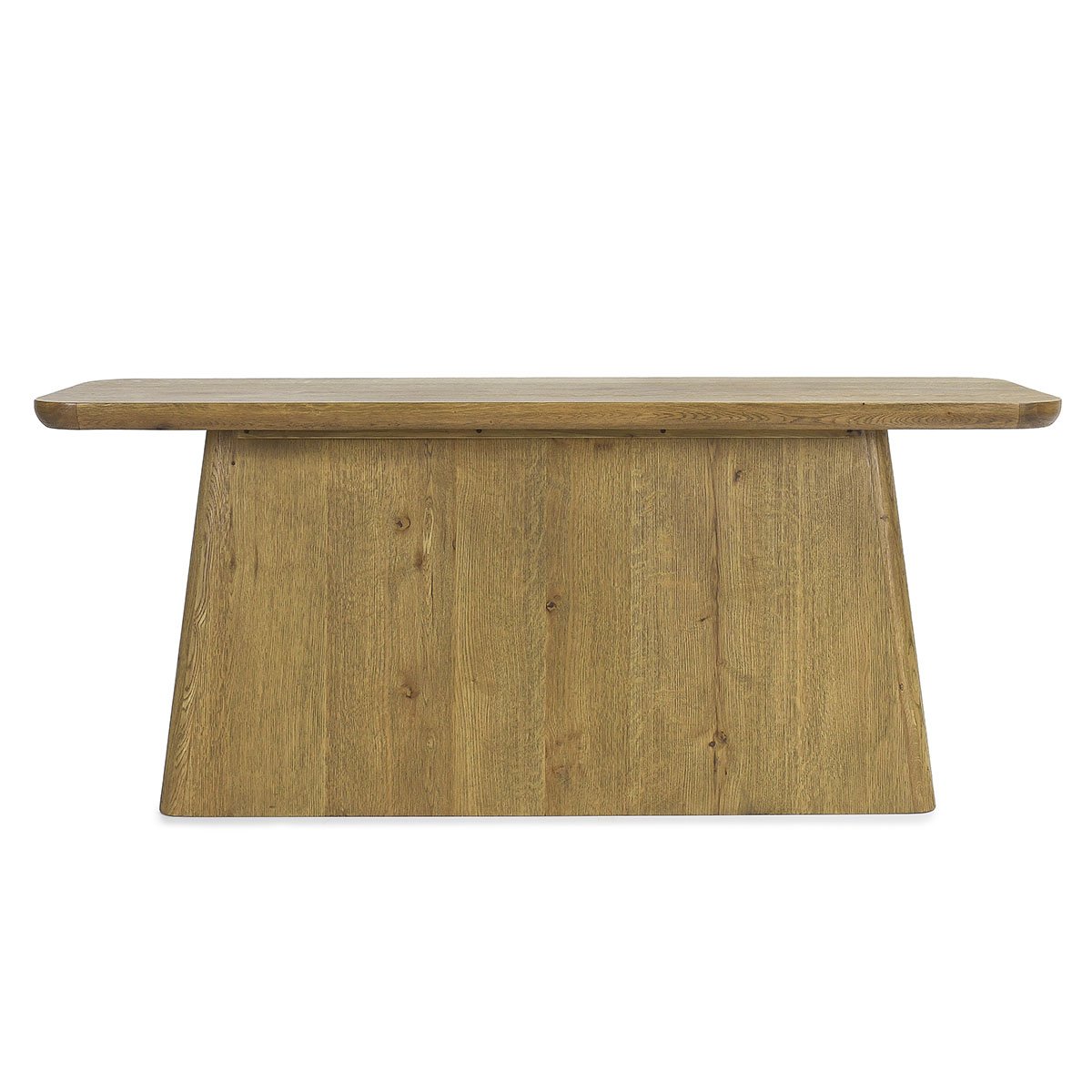 Orlando Oak Veneer 72" Console Table Light Brown | BeBoldFurniture
