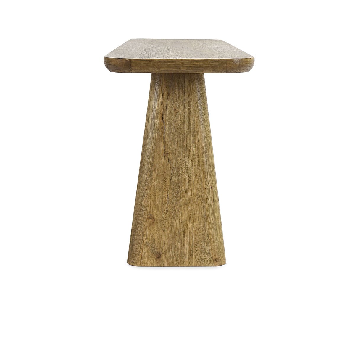 Orlando Oak Veneer 72" Console Table Light Brown | BeBoldFurniture
