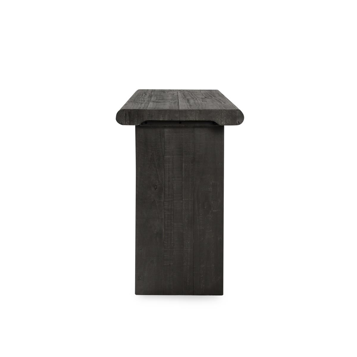 Larson Reclaimed Pine 68" Console Table Carbon Black | BeBoldFurniture