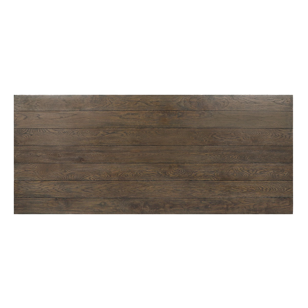 Duncan Reclaimed Pine 90" Dining Table Suede Brown/Carbon Black | BeBoldFurniture