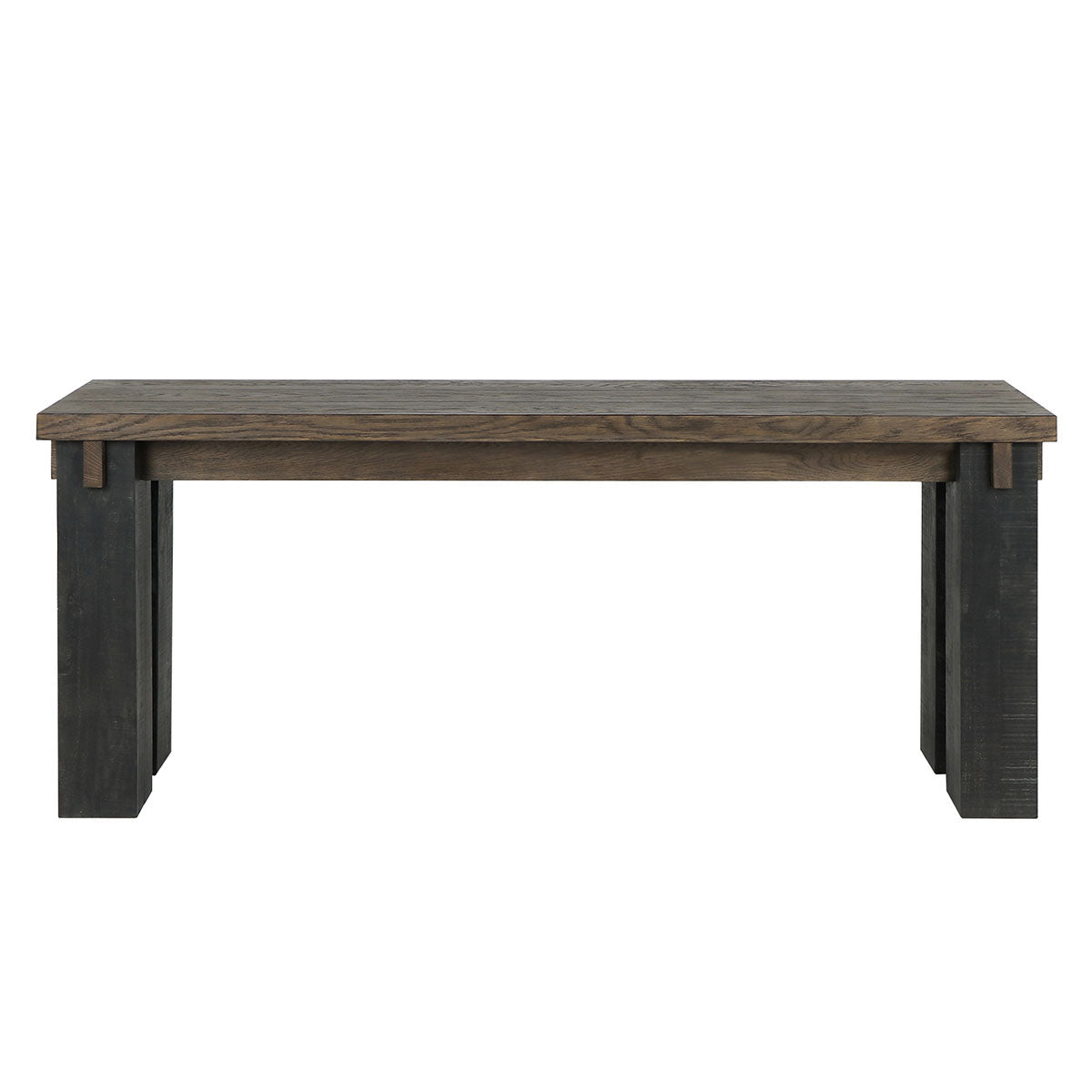 Duncan Reclaimed Pine 72" Console Table Suede Brown/Carbon Black | BeBoldFurniture