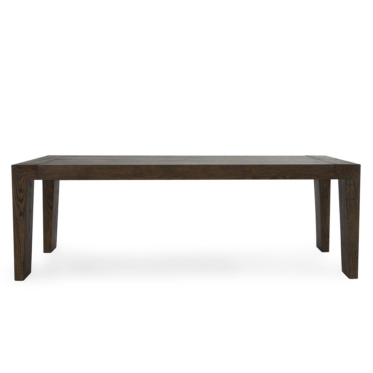 Troy Reclaimed Oak 89" Dining Table Suede Brown | BeBoldFurniture