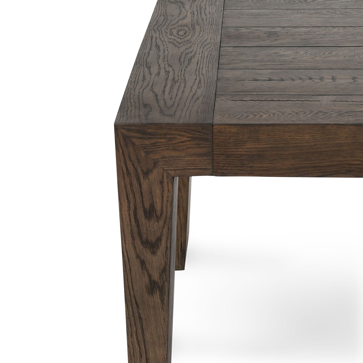 Troy Reclaimed Oak 89" Dining Table Suede Brown | BeBoldFurniture