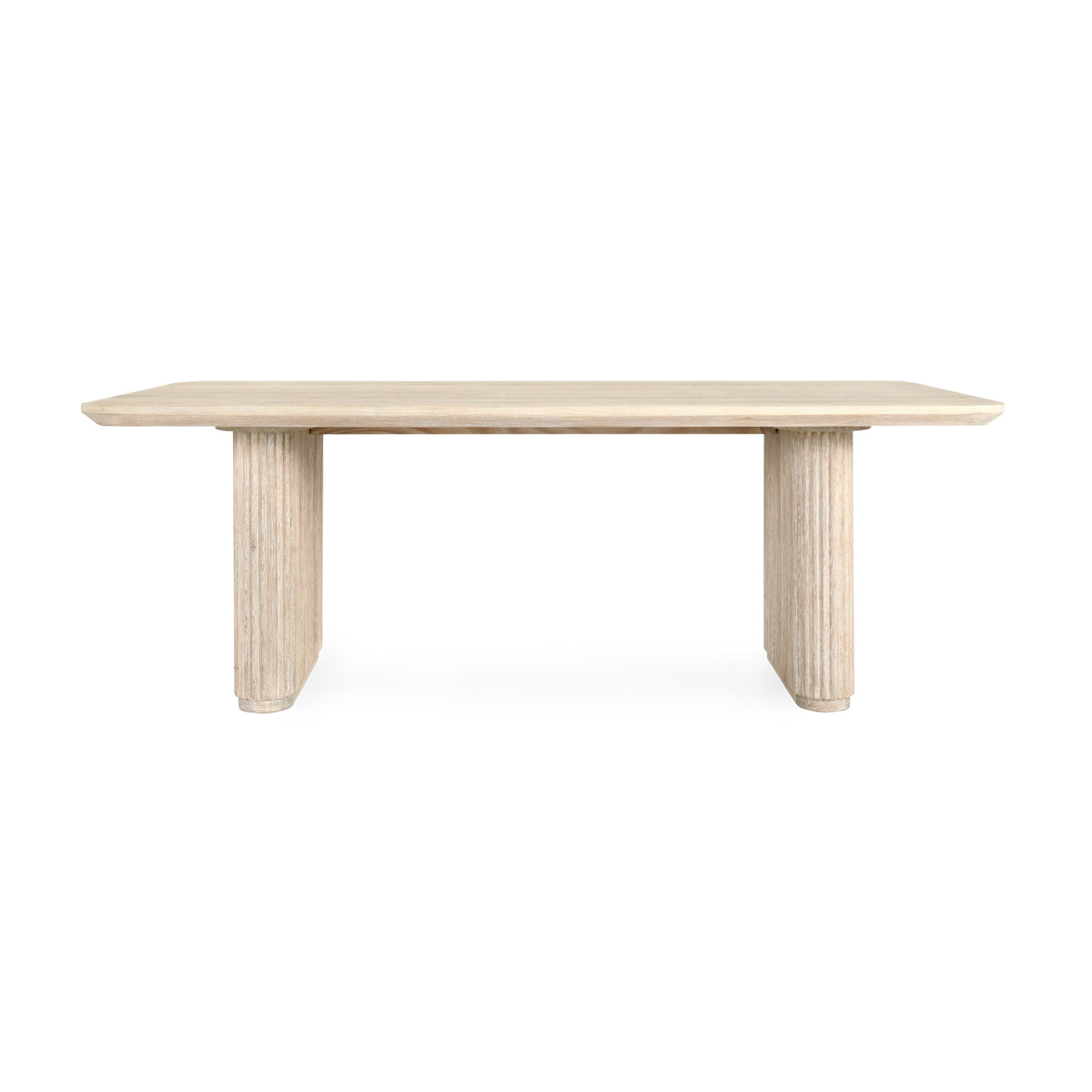 Vander Oak Wood 84" Dining Table | BeBoldFurniture
