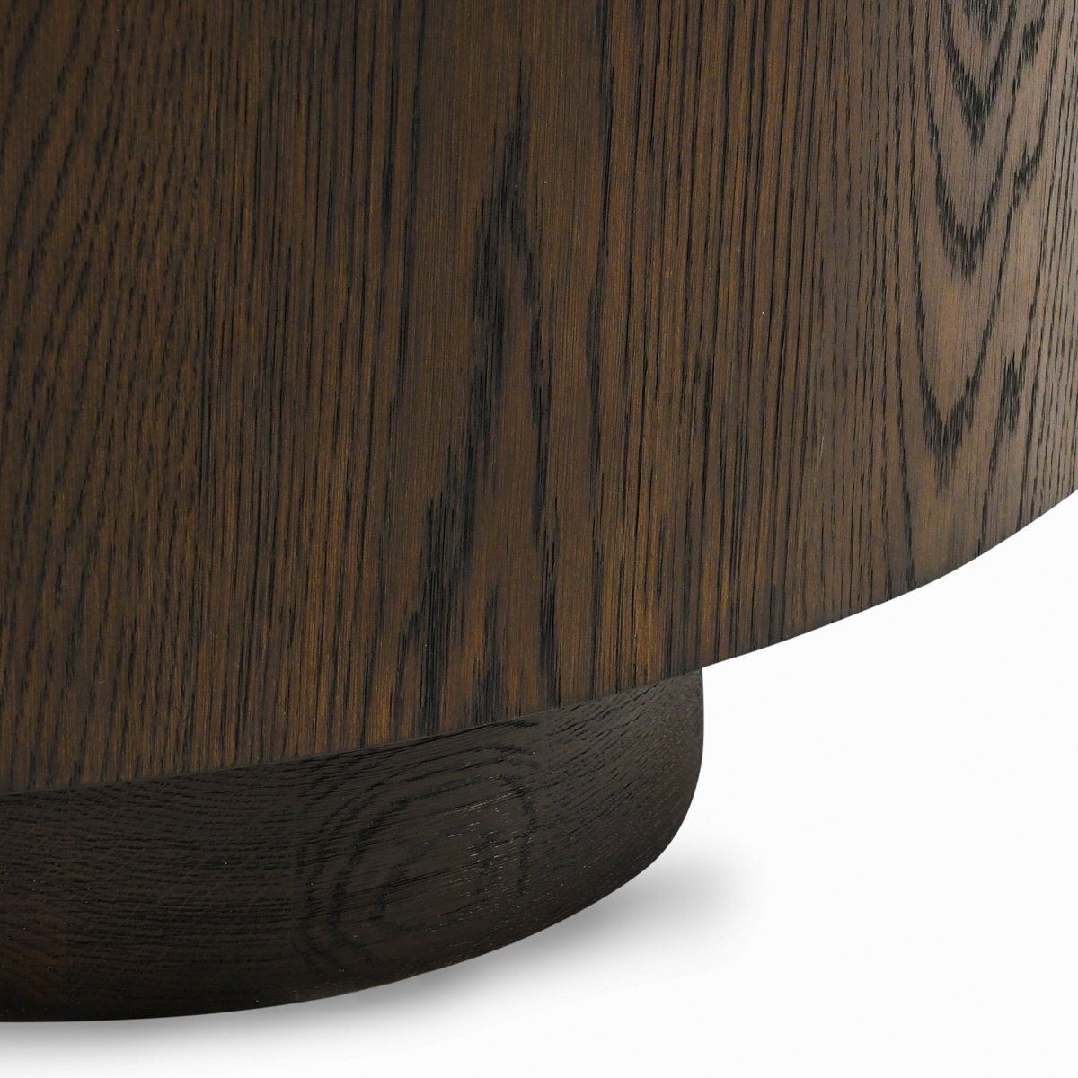 Runa Oak Veneer 42" Coffee Table Coffee Brown | BeBoldFurniture