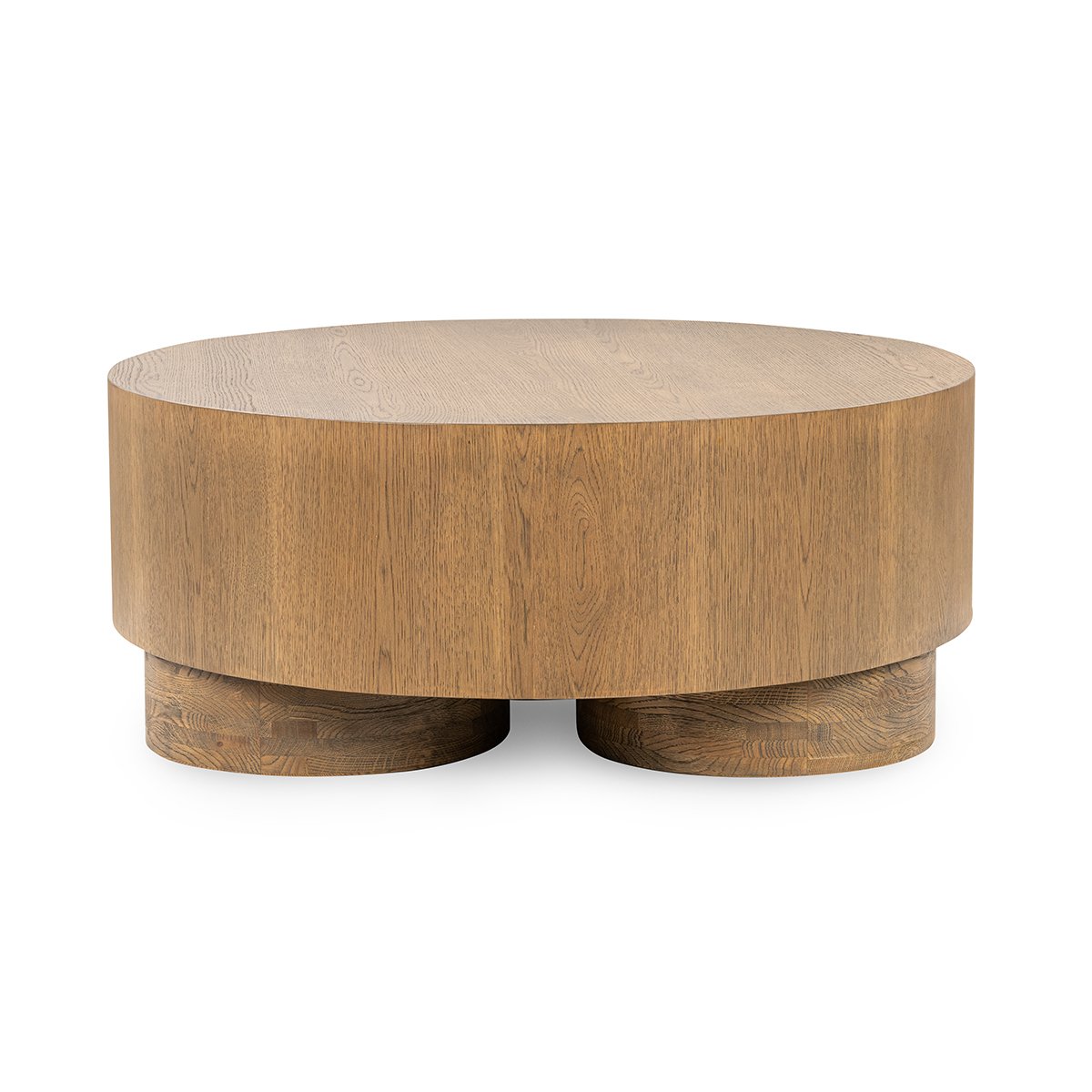 Runa Oak Veneer 42" Coffee Table | BeBoldFurniture