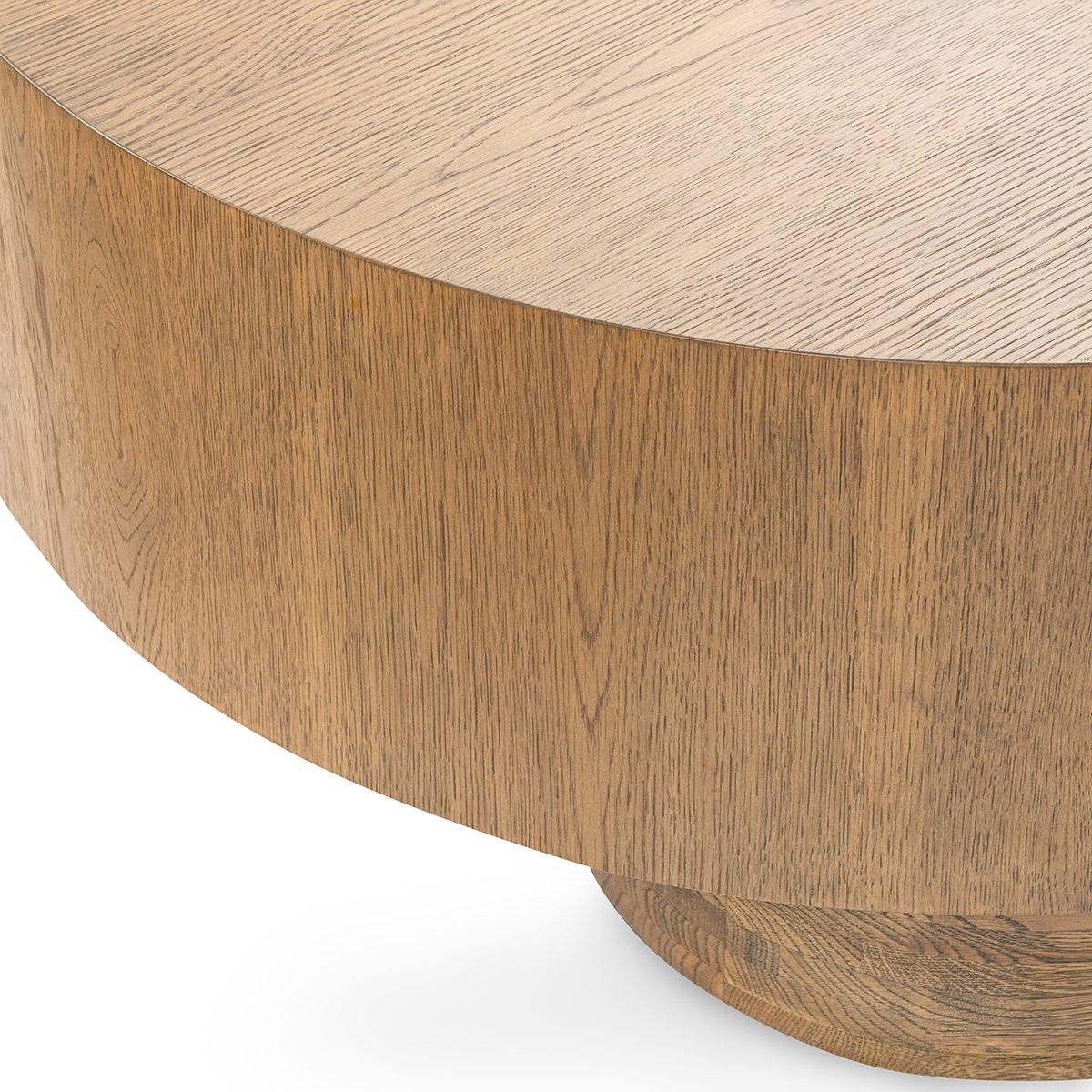 Runa Oak Veneer 42" Coffee Table | BeBoldFurniture