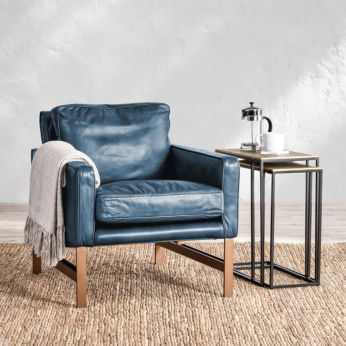 Chazzie Club Chair Ocean Blue | BeBoldFurniture