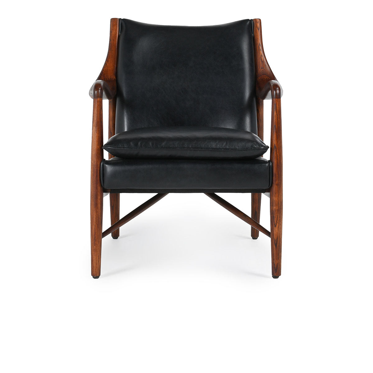 Kiannah Club Chair Jet Black | BeBoldFurniture