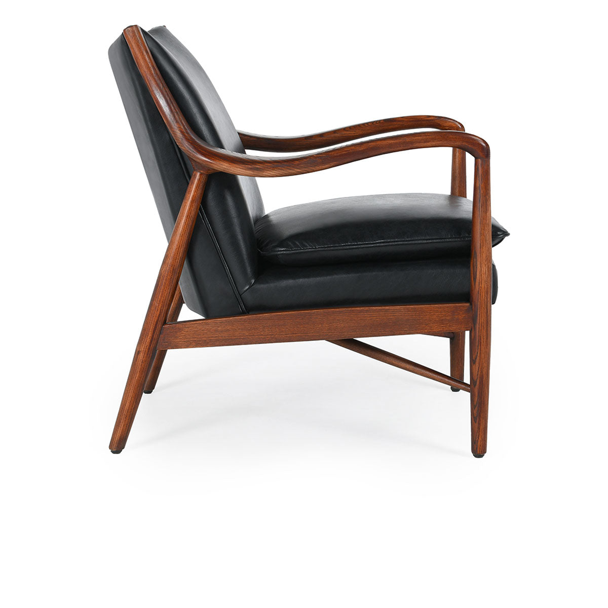 Kiannah Club Chair Jet Black | BeBoldFurniture