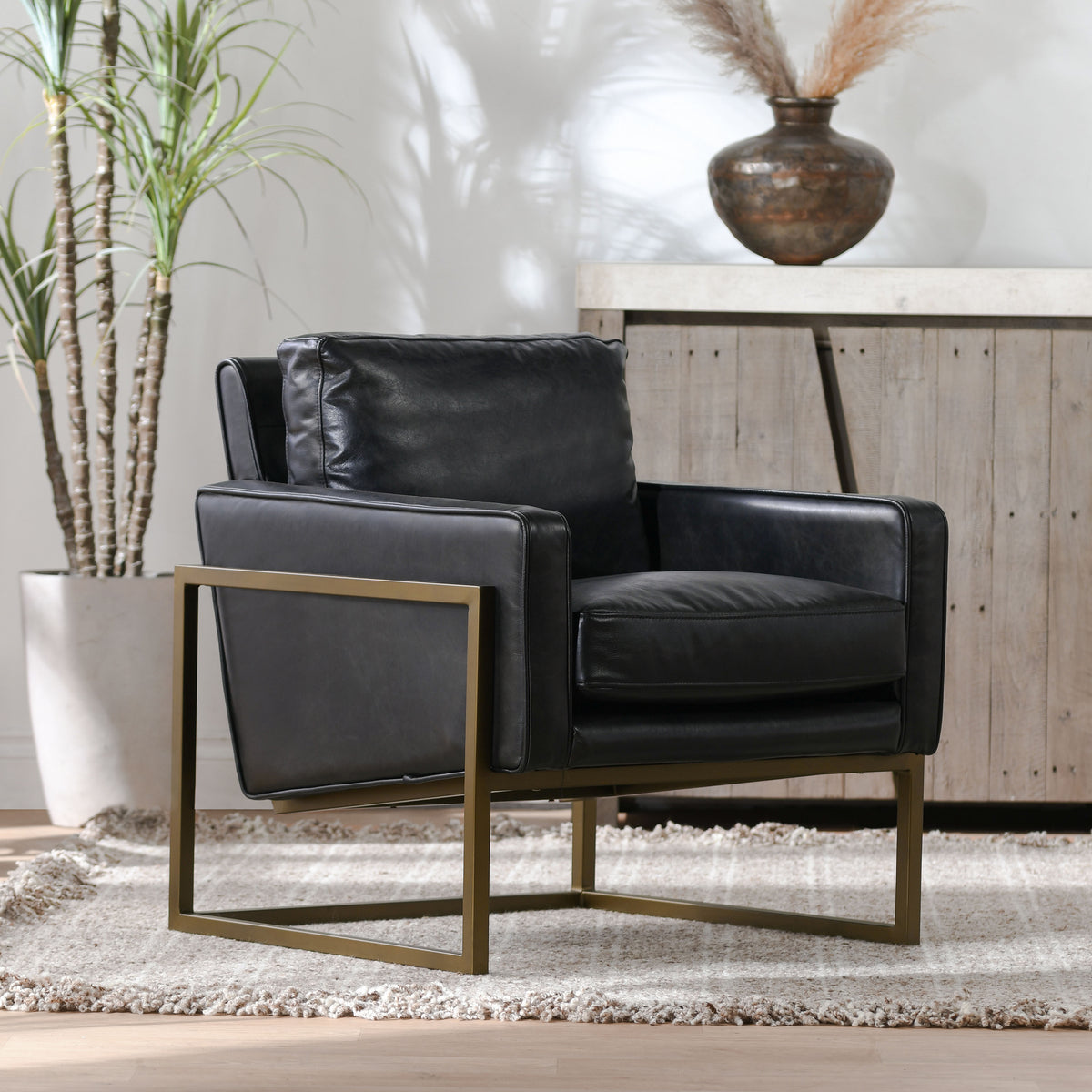 Ken Club Chair Jet Black | BeBoldFurniture