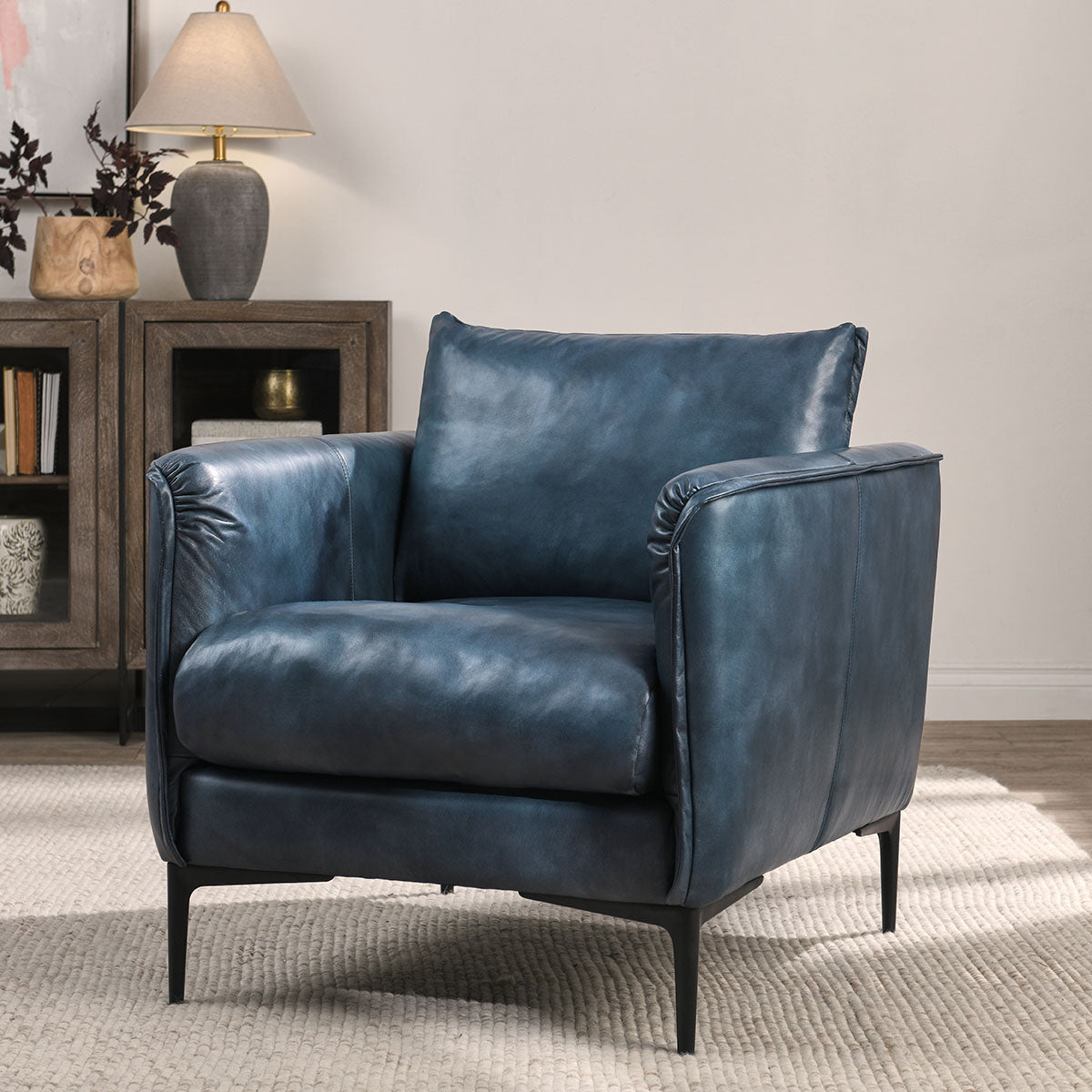 Abigail Club Chair Ocean Blue | BeBoldFurniture