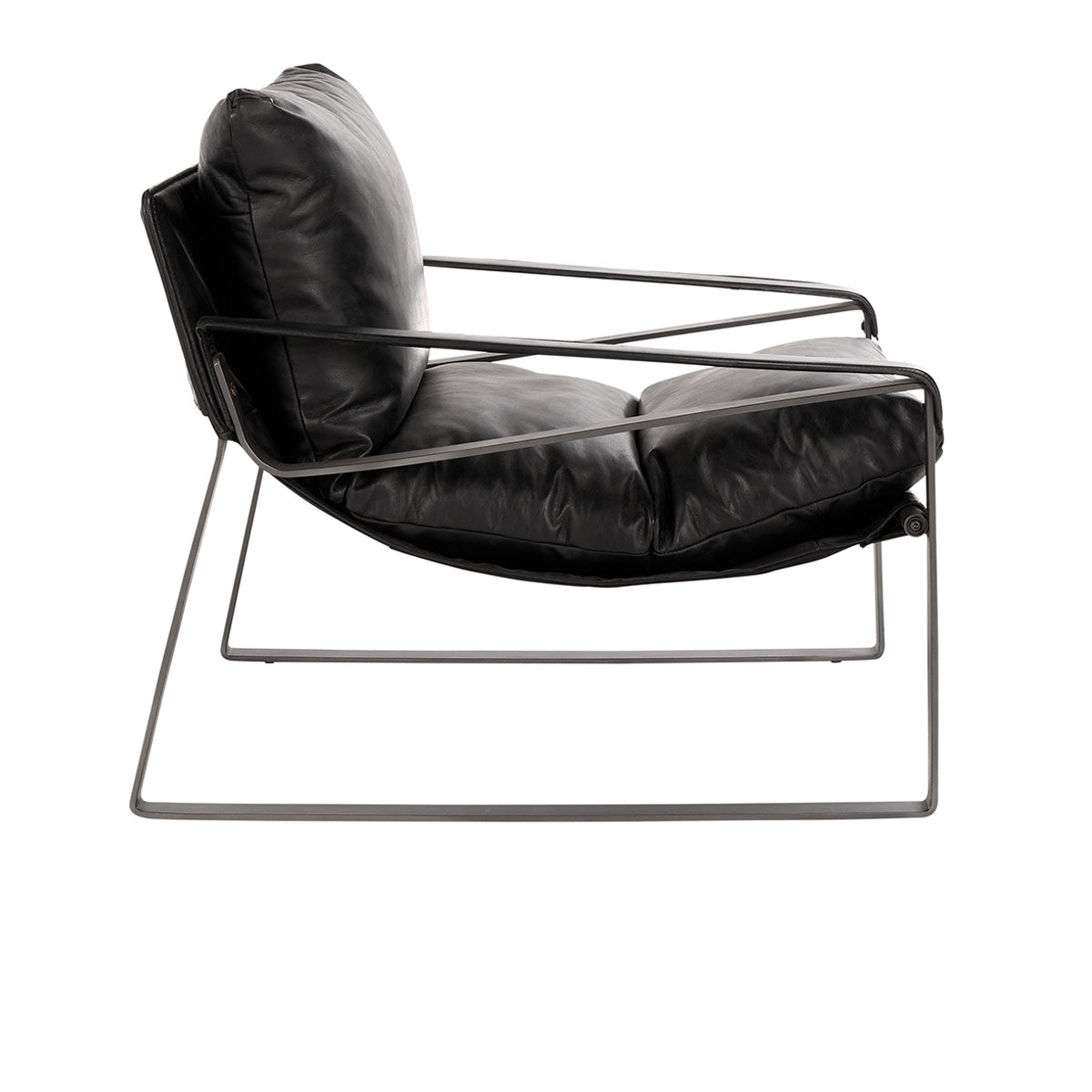 Morgan Accent Chair Jet Black | BeBoldFurniture