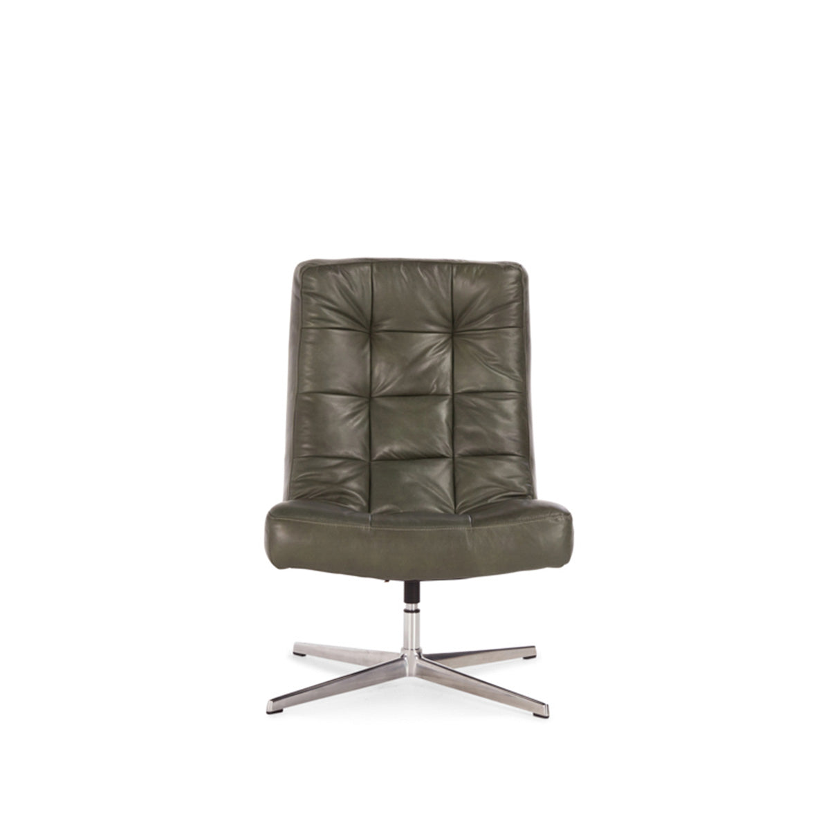 Porter Swivel Accent Chair Forest Green | BeBoldFurniture
