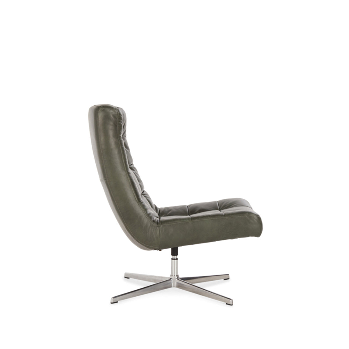 Porter Swivel Accent Chair Forest Green | BeBoldFurniture
