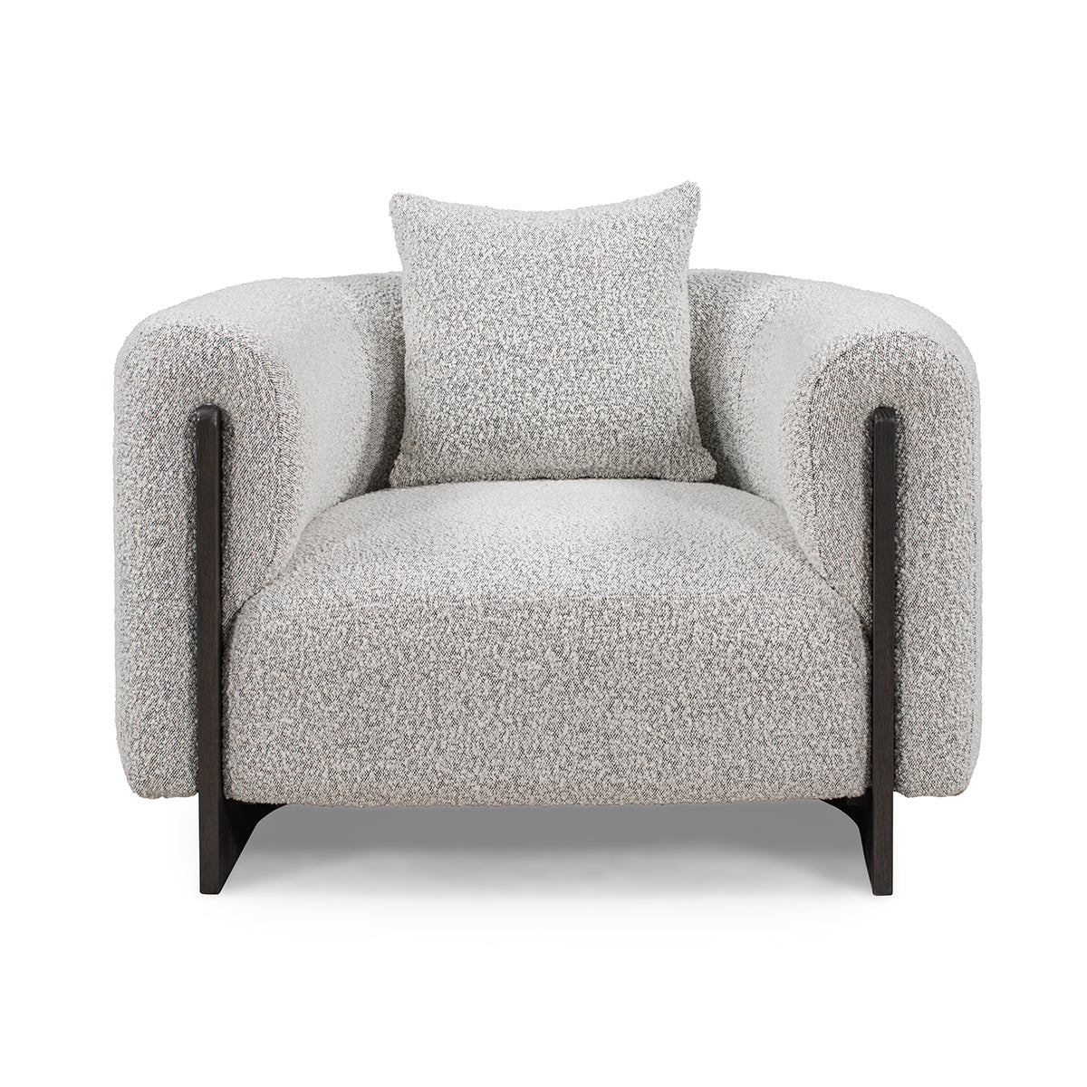 Sierra Accent Chair Gray Boucle | BeBoldFurniture