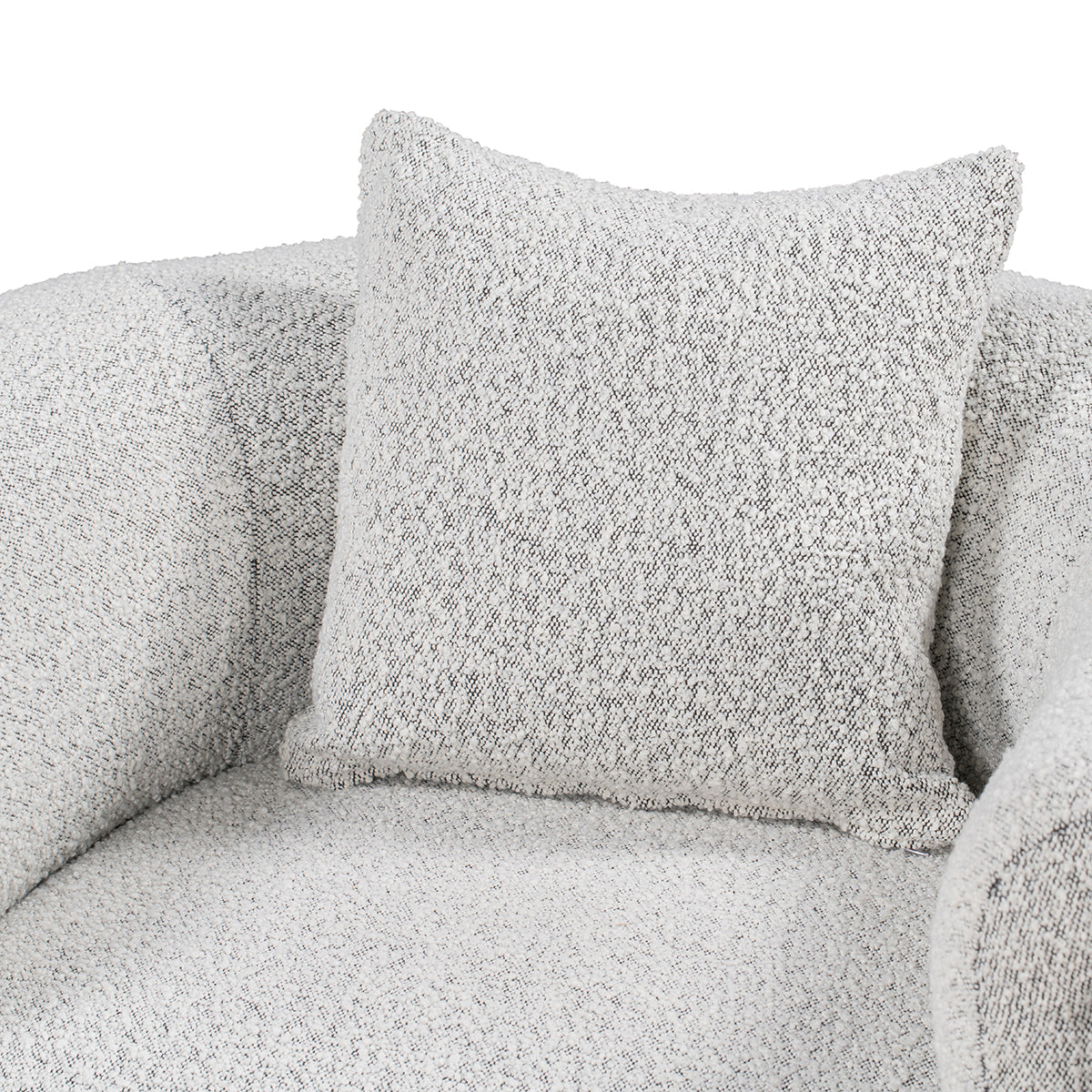 Sierra Accent Chair Gray Boucle | BeBoldFurniture