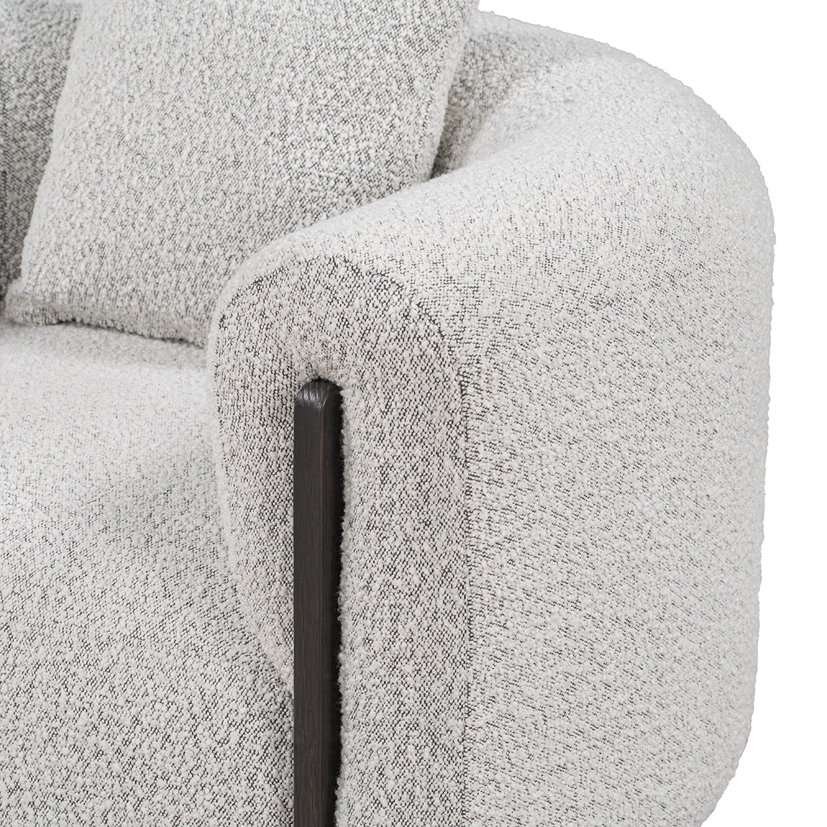 Sierra Accent Chair Gray Boucle | BeBoldFurniture