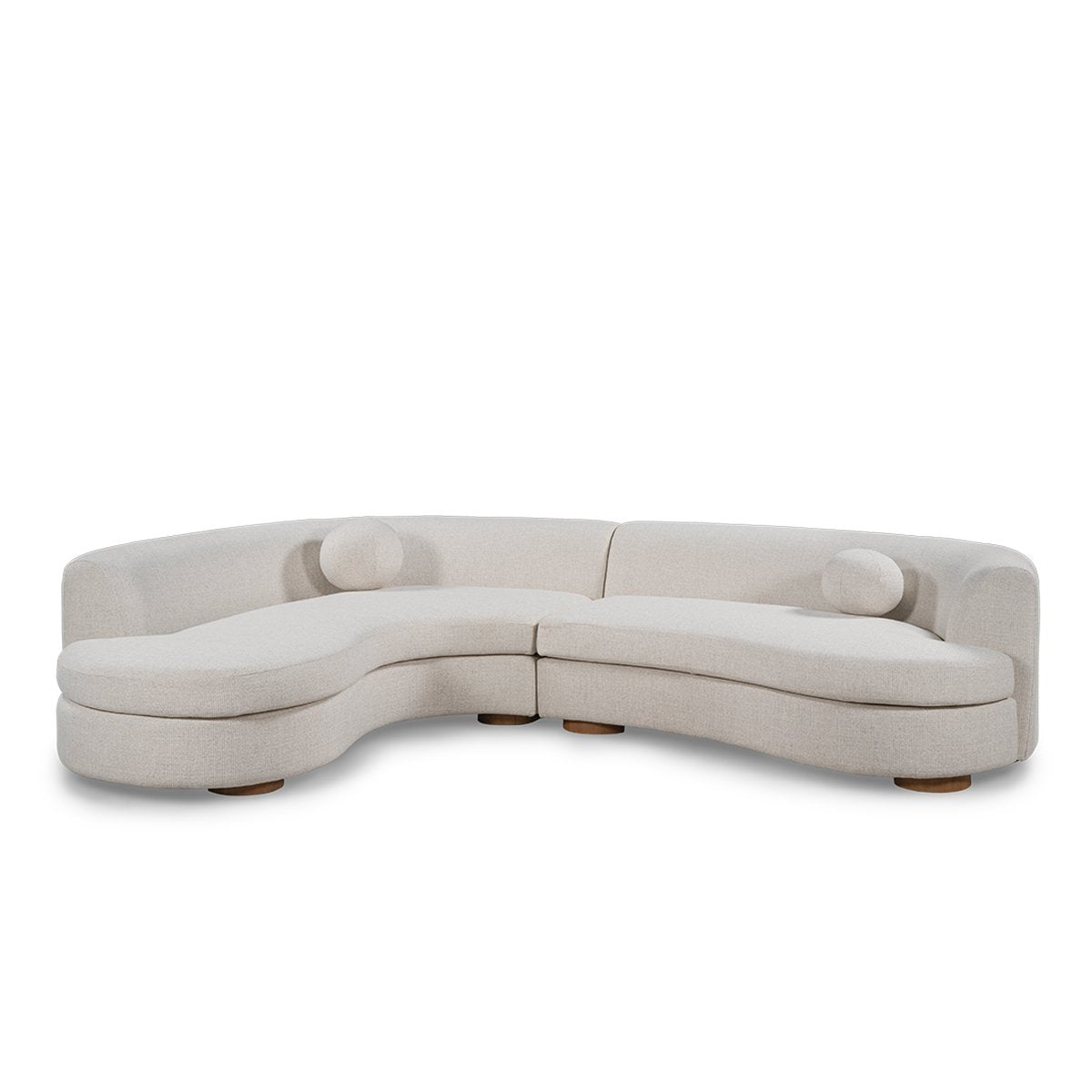 Concord Sectional Ivory | BeBoldFurniture