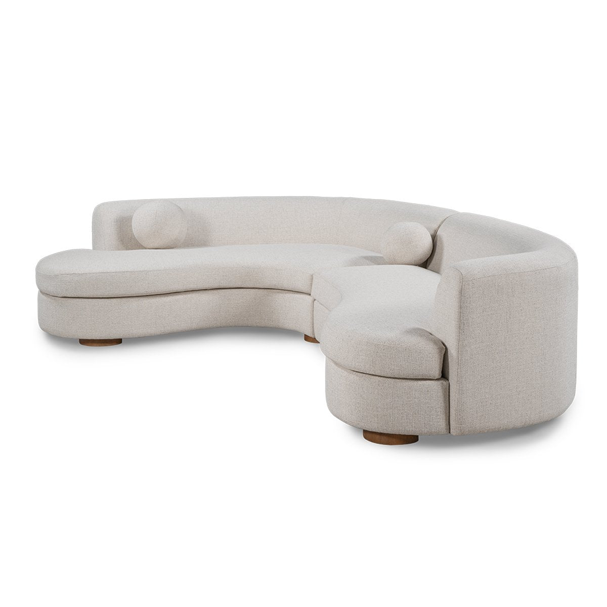 Concord Sectional Ivory | BeBoldFurniture