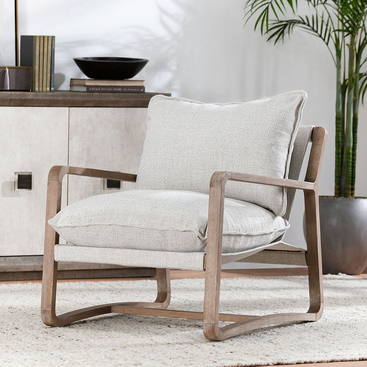 Mariah Accent Chair Natural | BeBoldFurniture
