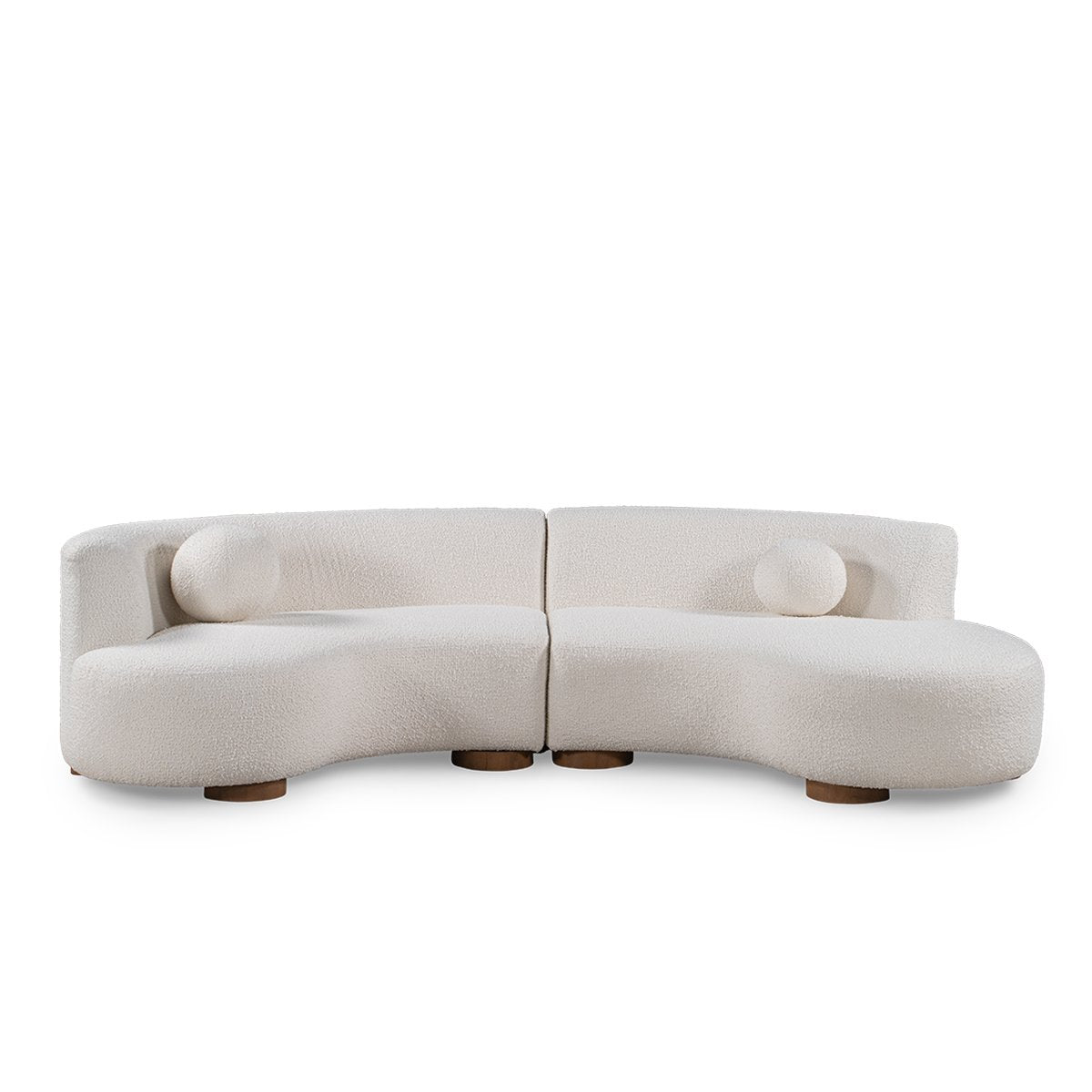 Octavia Sectional Ivory | BeBoldFurniture