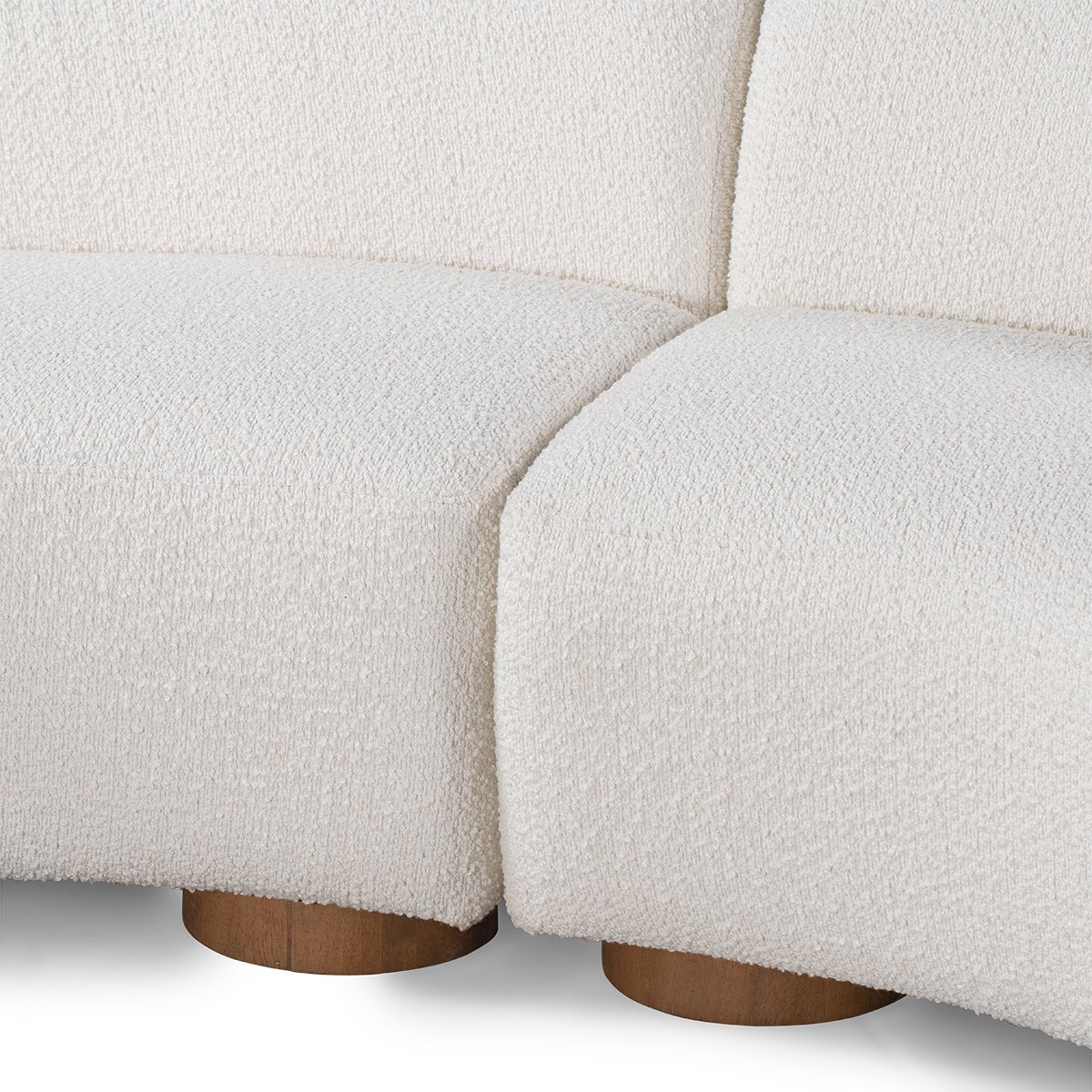 Octavia Sectional Ivory | BeBoldFurniture