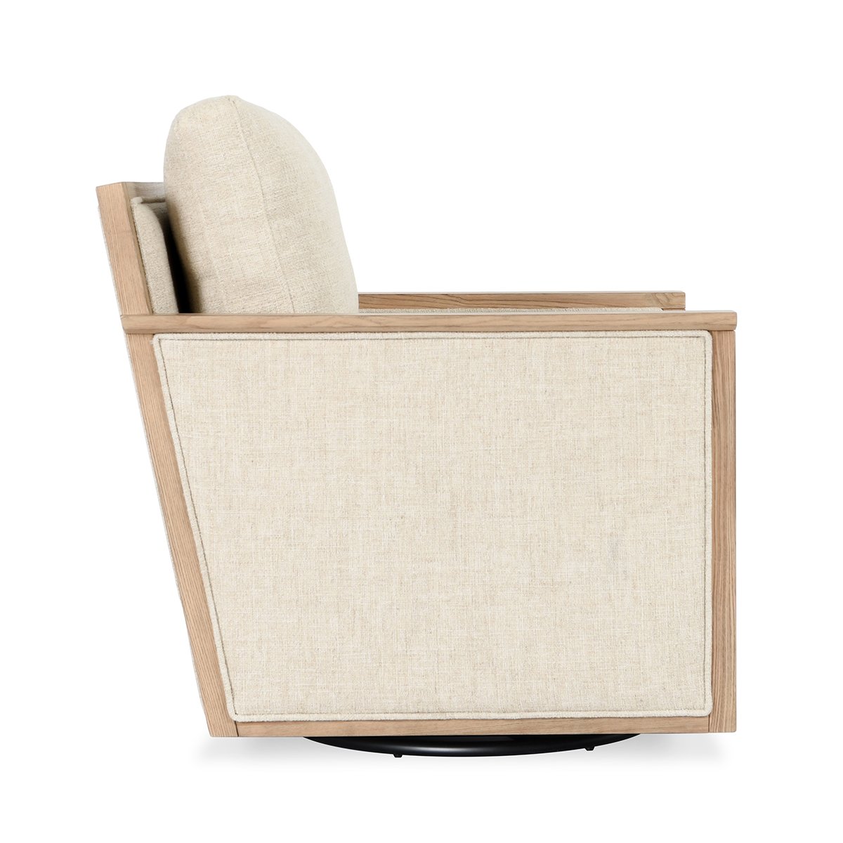 Norman Swivel Accent Chair Natural | BeBoldFurniture
