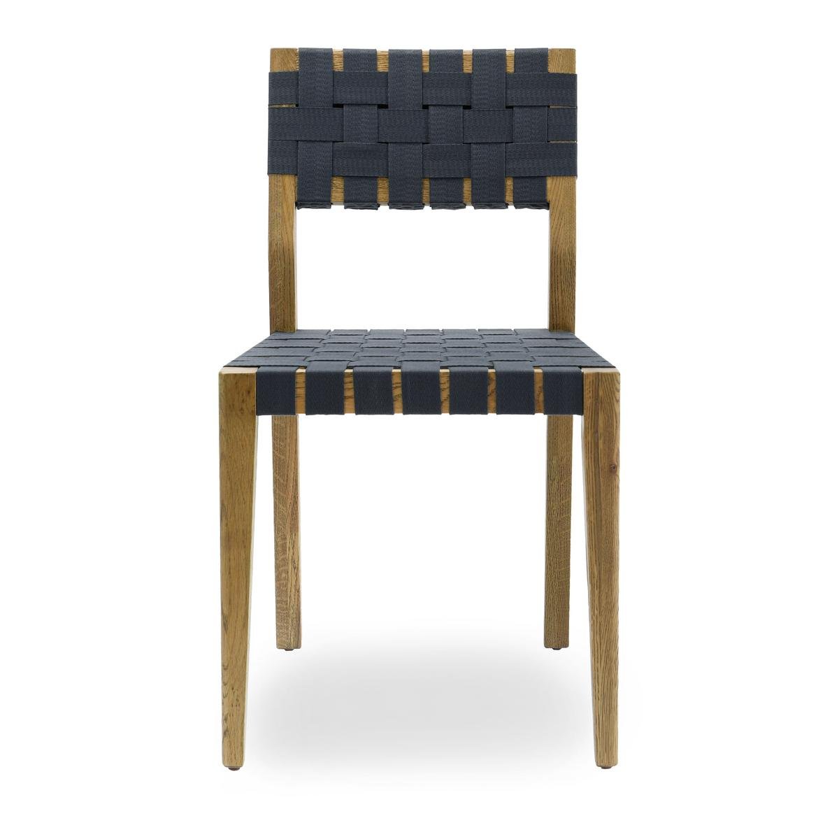 Orlando Oak Wood Set of 2 Dining Chair True Natural/Charcoal | BeBoldFurniture