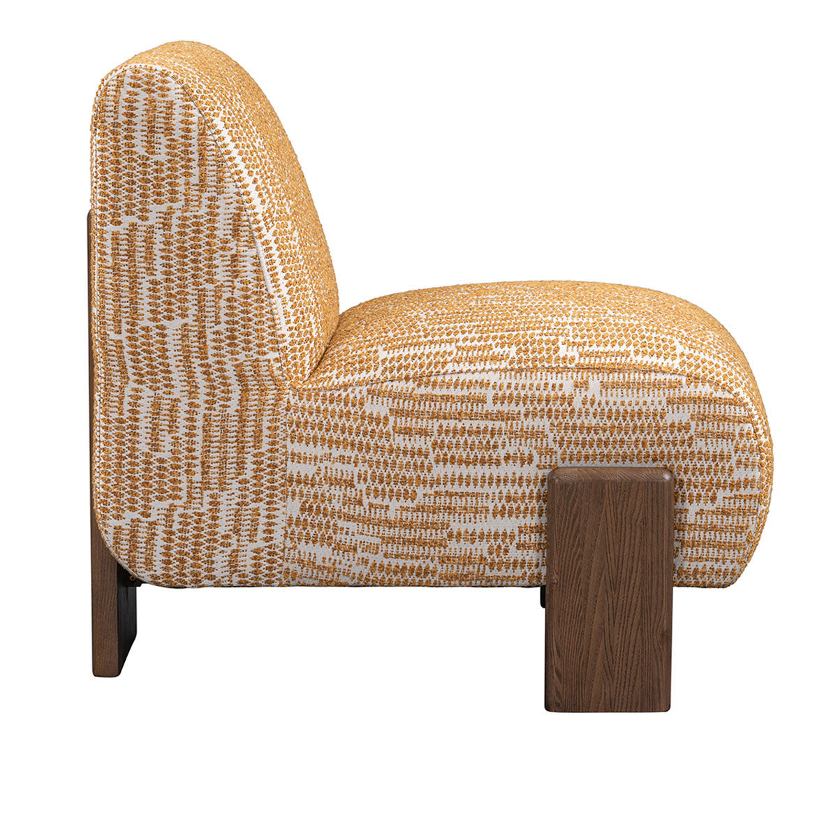 Chelsea Accent Chair Gold Pattern | BeBoldFurniture