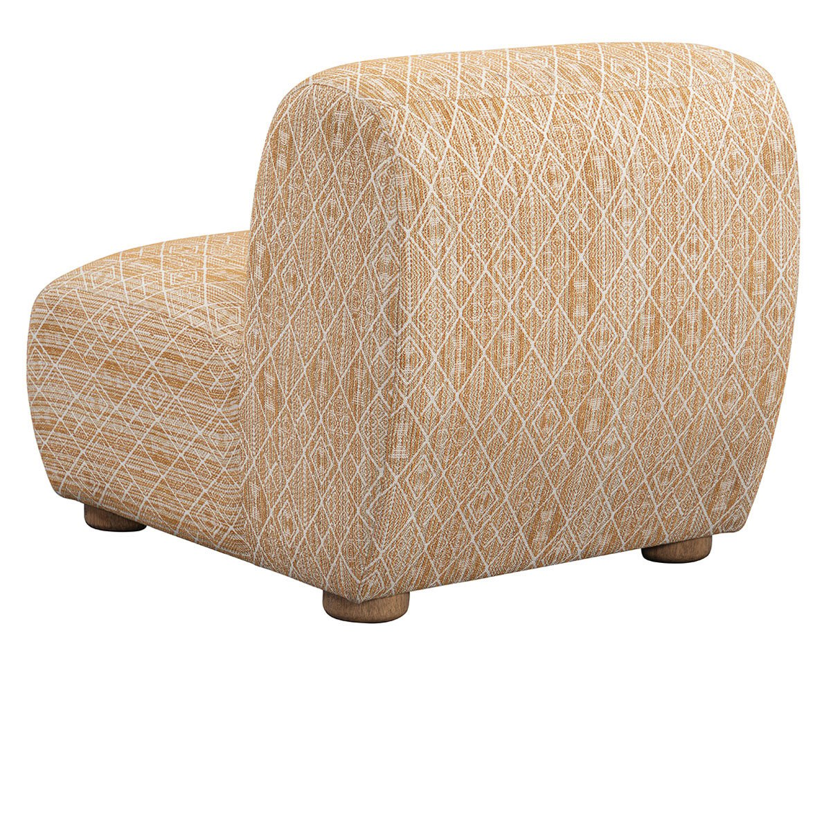 Arcadia Accent Chair Gold Pattern | BeBoldFurniture