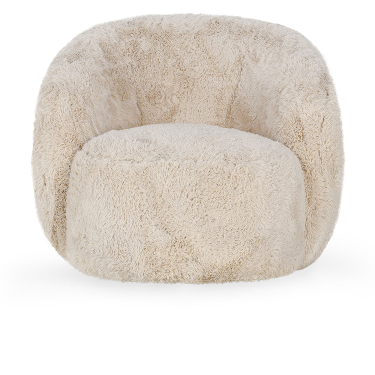 Adley Plush Swivel Accent Chair Sand | BeBoldFurniture