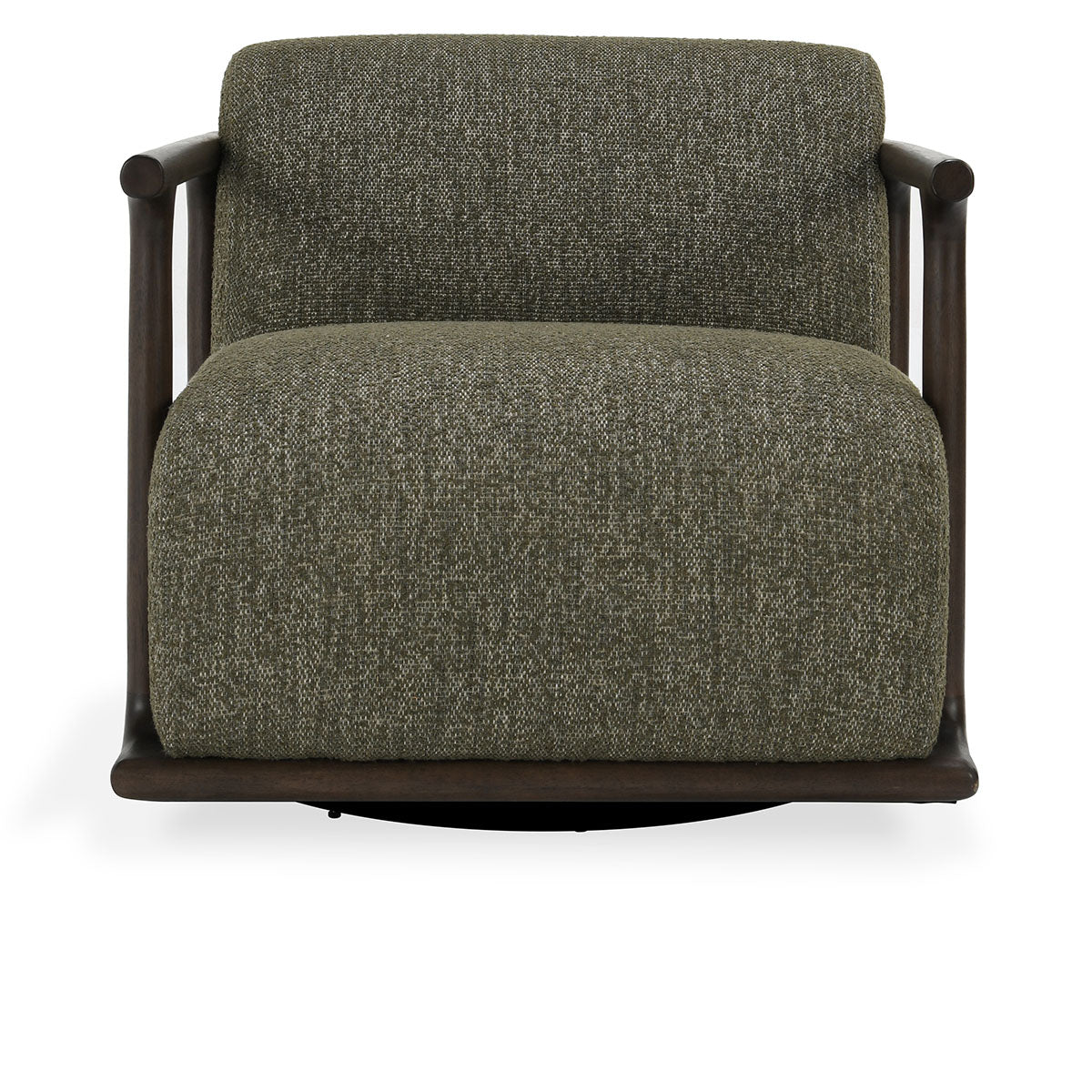 Lucia Swivel Accent Chair Kale Green | BeBoldFurniture   