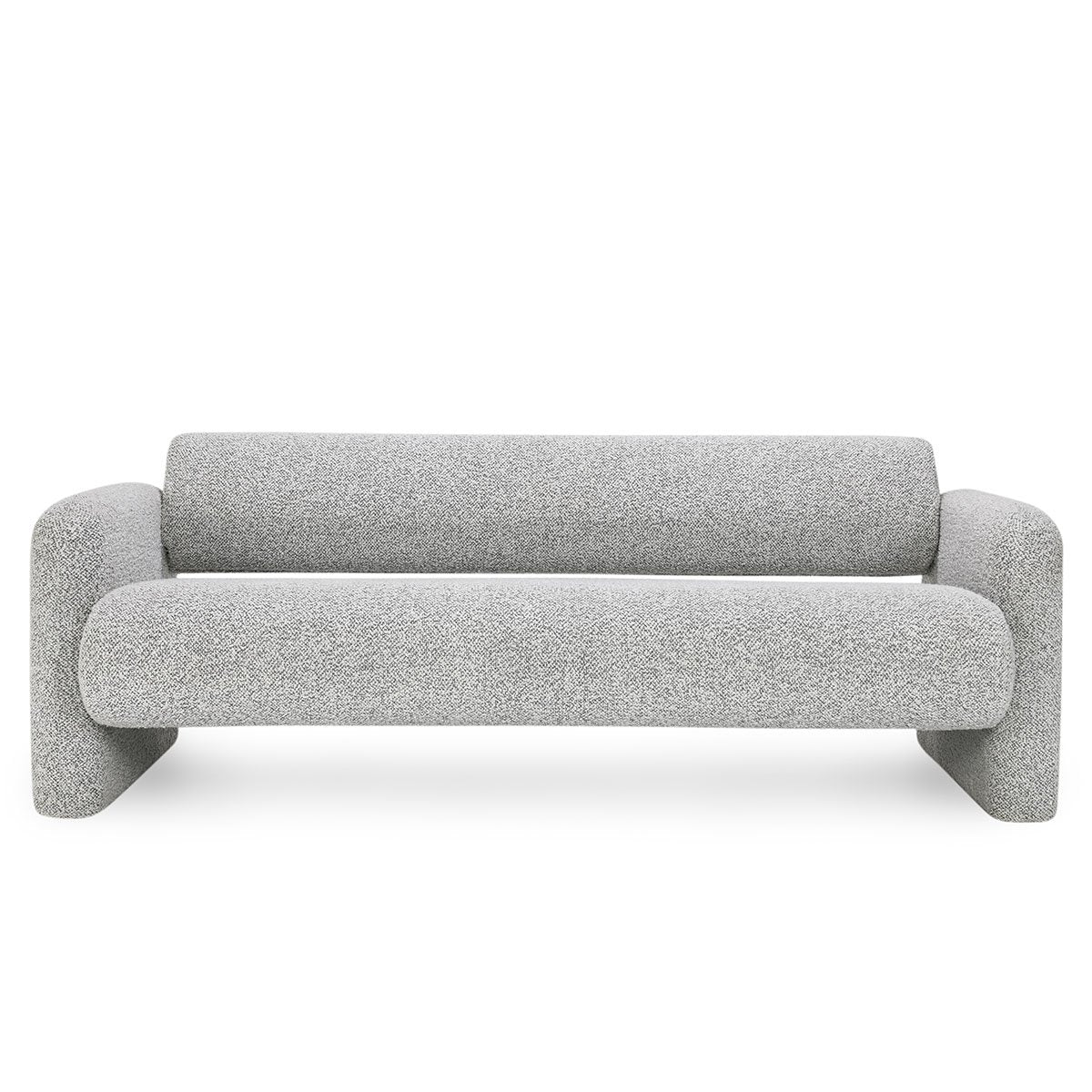 Marcel Boucle 90" Sofa Mercury Gray | BeBoldFurniture