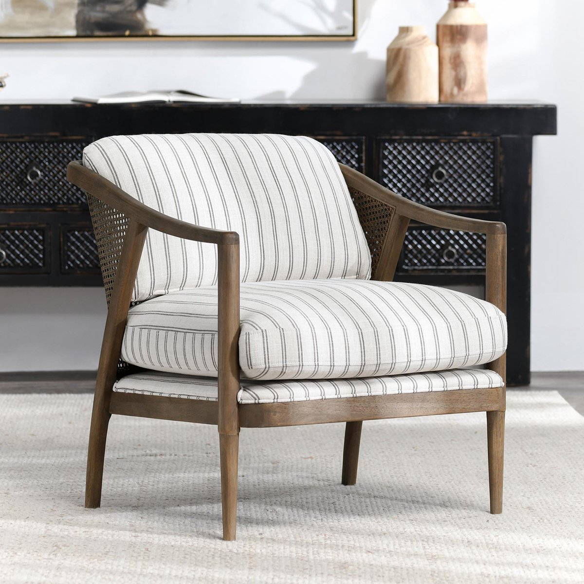 Cody Accent Chair Stripe | BeBoldFurniture