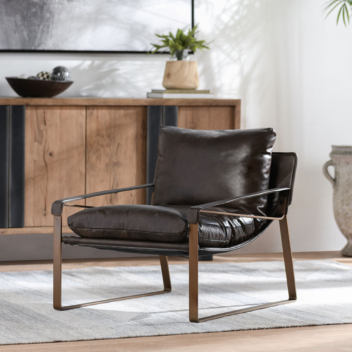 Morgan Accent Chair Truffle Brown | BeBoldFurniture