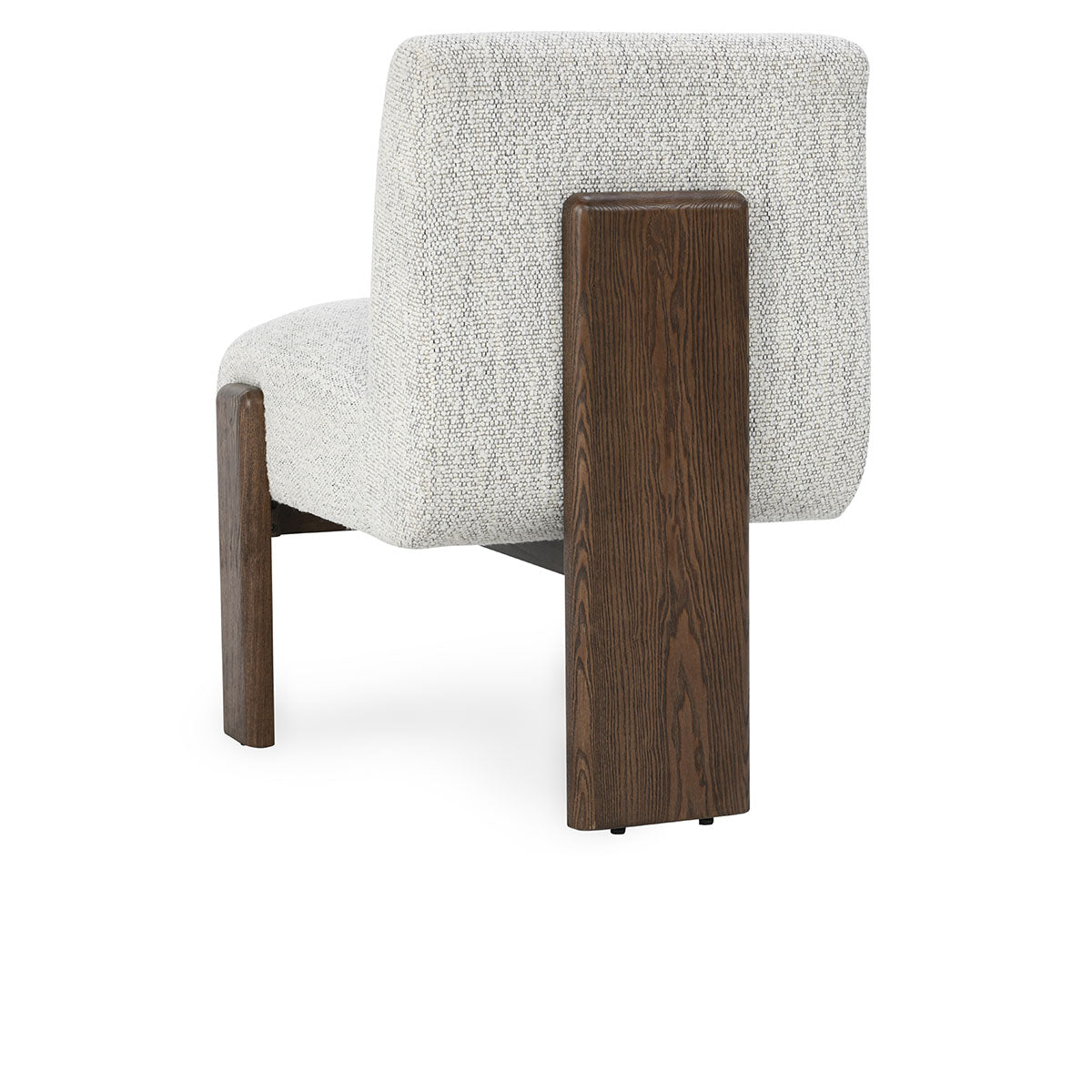 Chelsea Upholstered/Wood Dining Chair Pixel Ivory | BeBoldFurniture