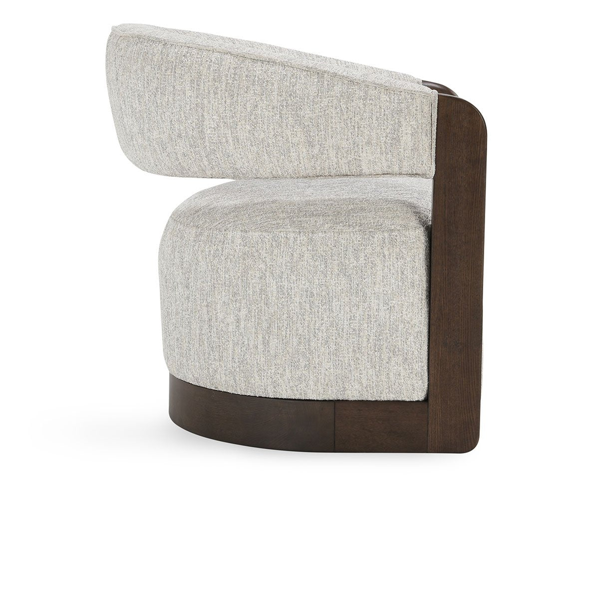 James Swivel Accent Chair Glacier Gray | BeBoldFurniture
