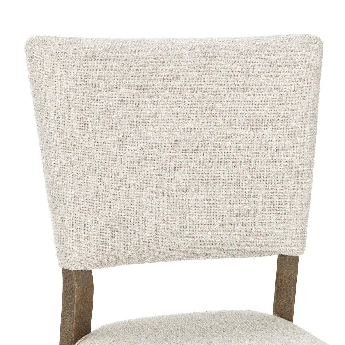 Phillip Upholstered Dining Chair Set of 2 Oatmeal | BeBoldFurniture