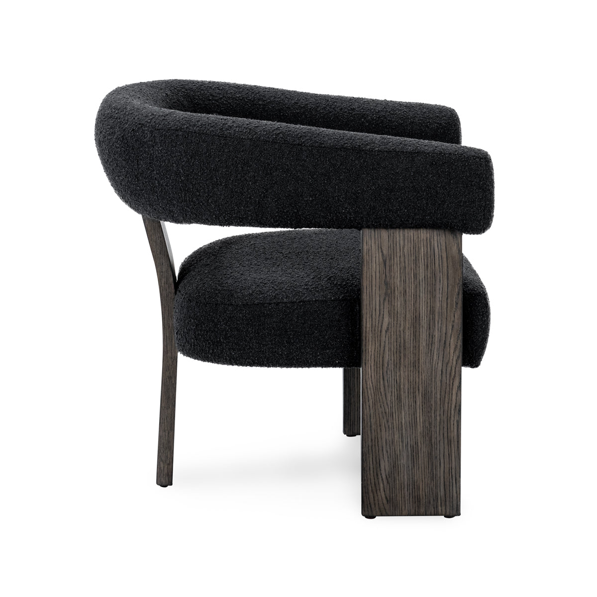 Julina Upholstered Accent Chair Charcoal | BeBoldFurniture
