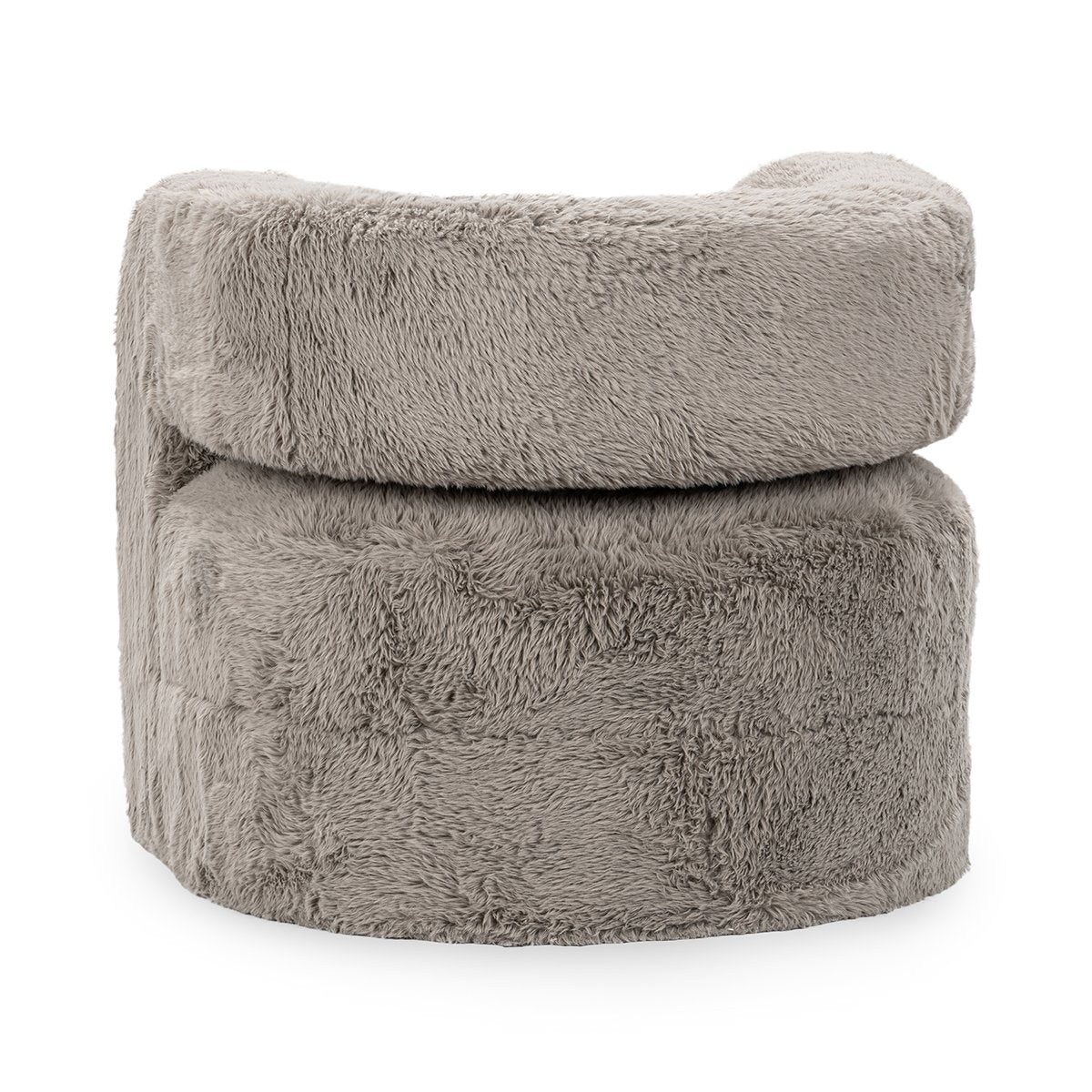 Teddy Plush Accent Chair Granite | BeBoldFurniture