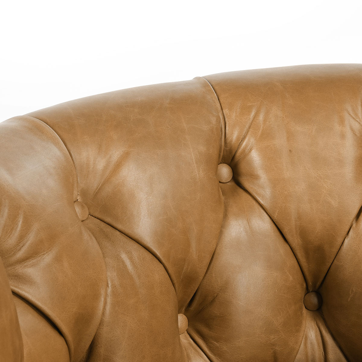 Arlington Swivel Accent Chair Chestnut Brown MX | BeBoldFurniture