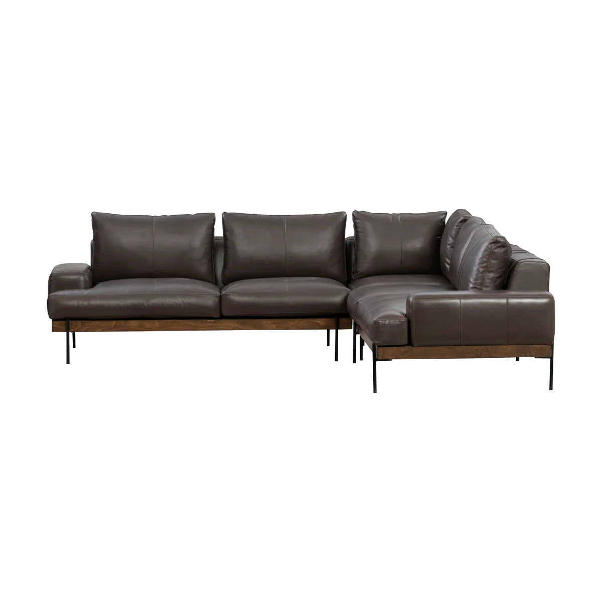 Largo Leather Sectional Sofa | BeBoldFurniture