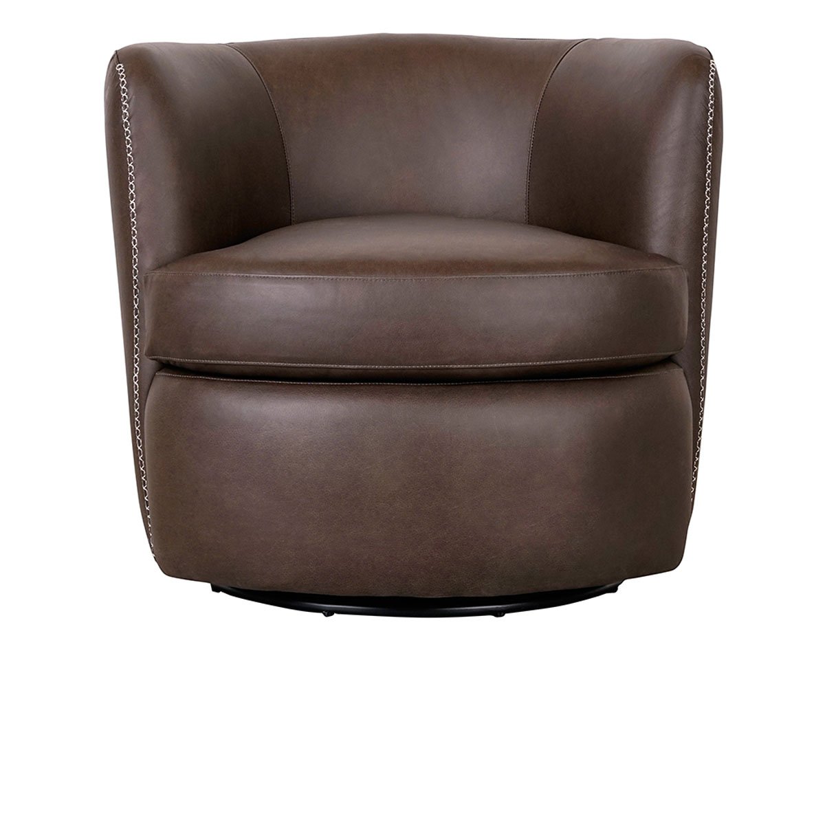 Bronson Swivel Accent Chair MX Brown | BeBoldFurniture