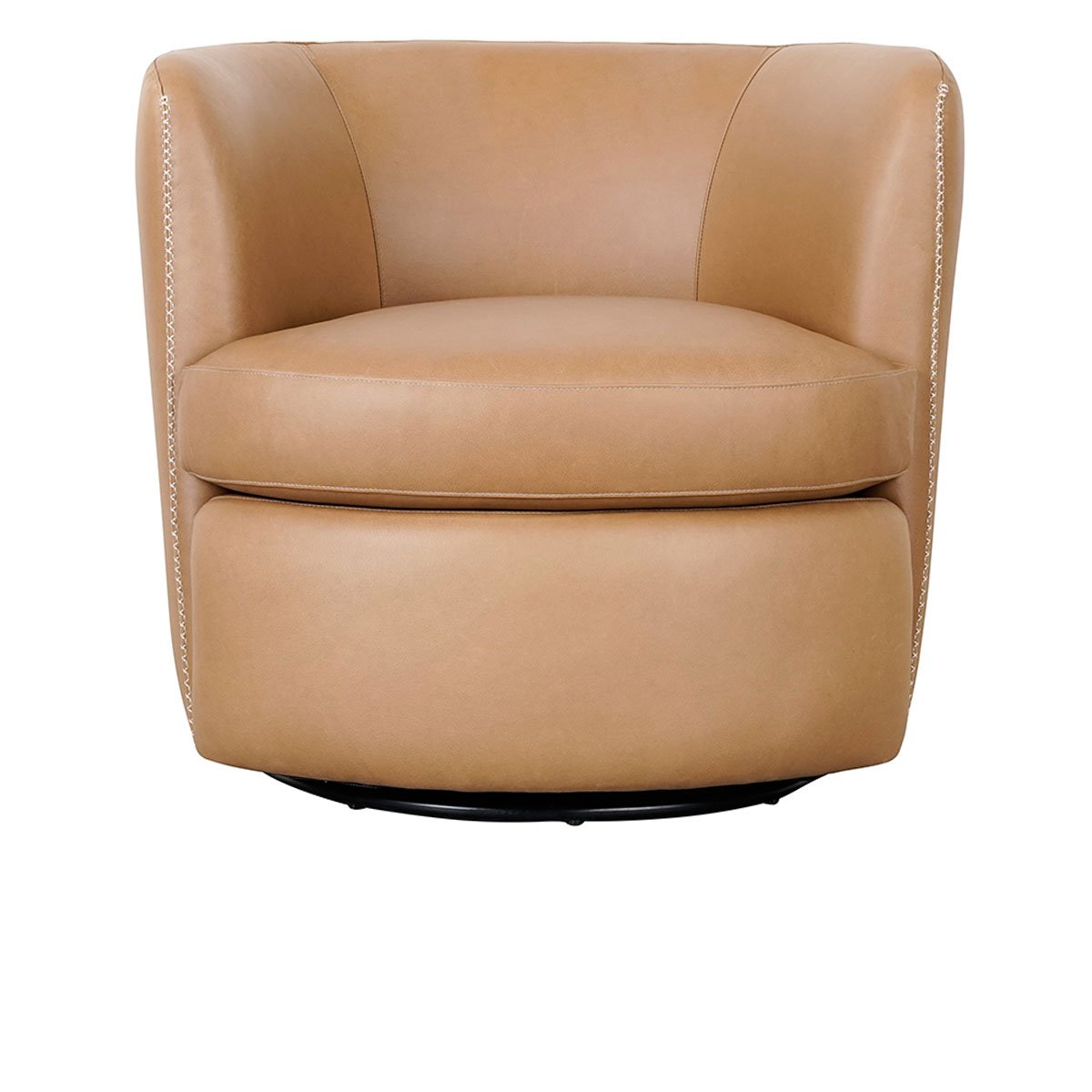 Bronson Swivel Accent Chair Craft Brown MX | BeBoldFurniture