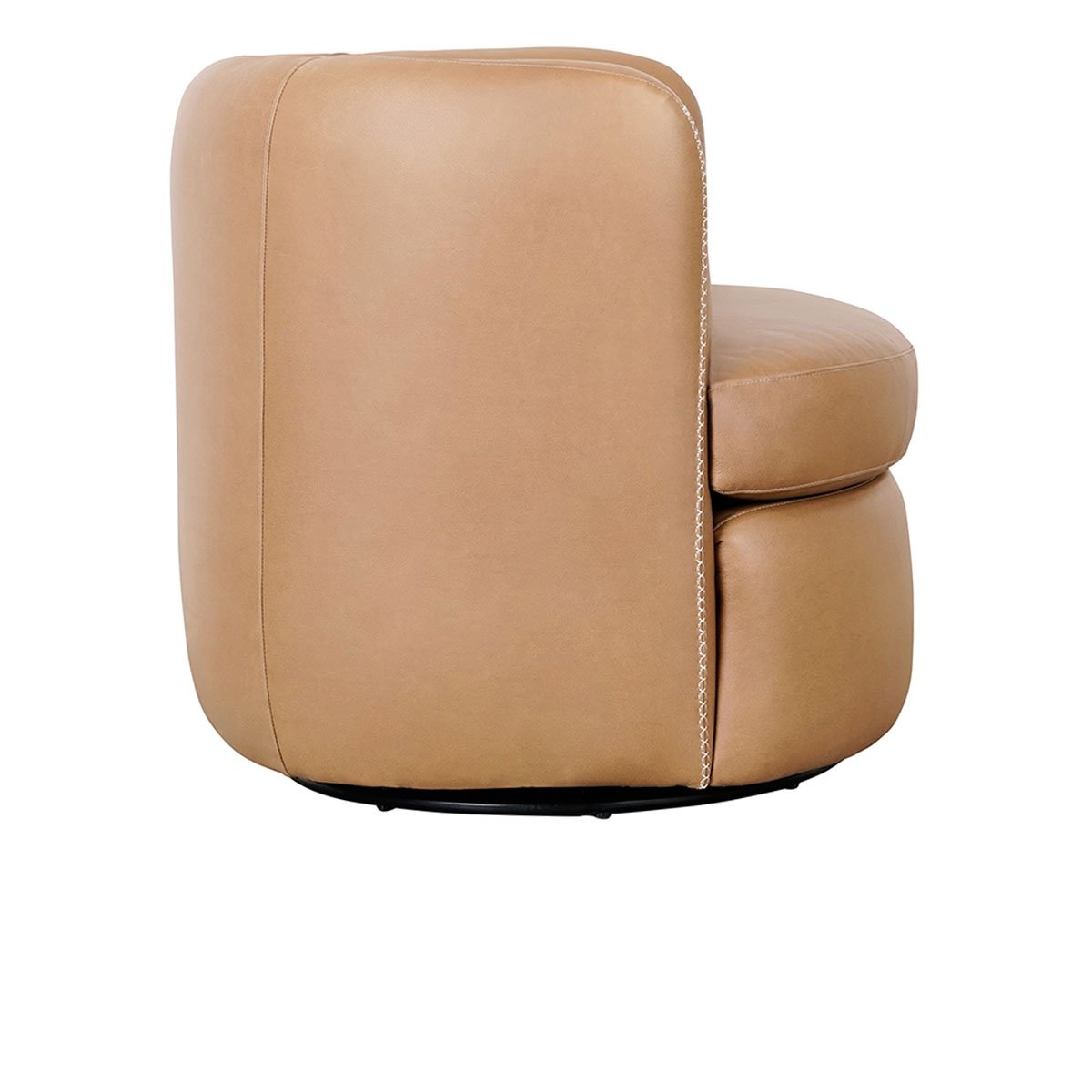 Bronson Swivel Accent Chair Craft Brown MX | BeBoldFurniture