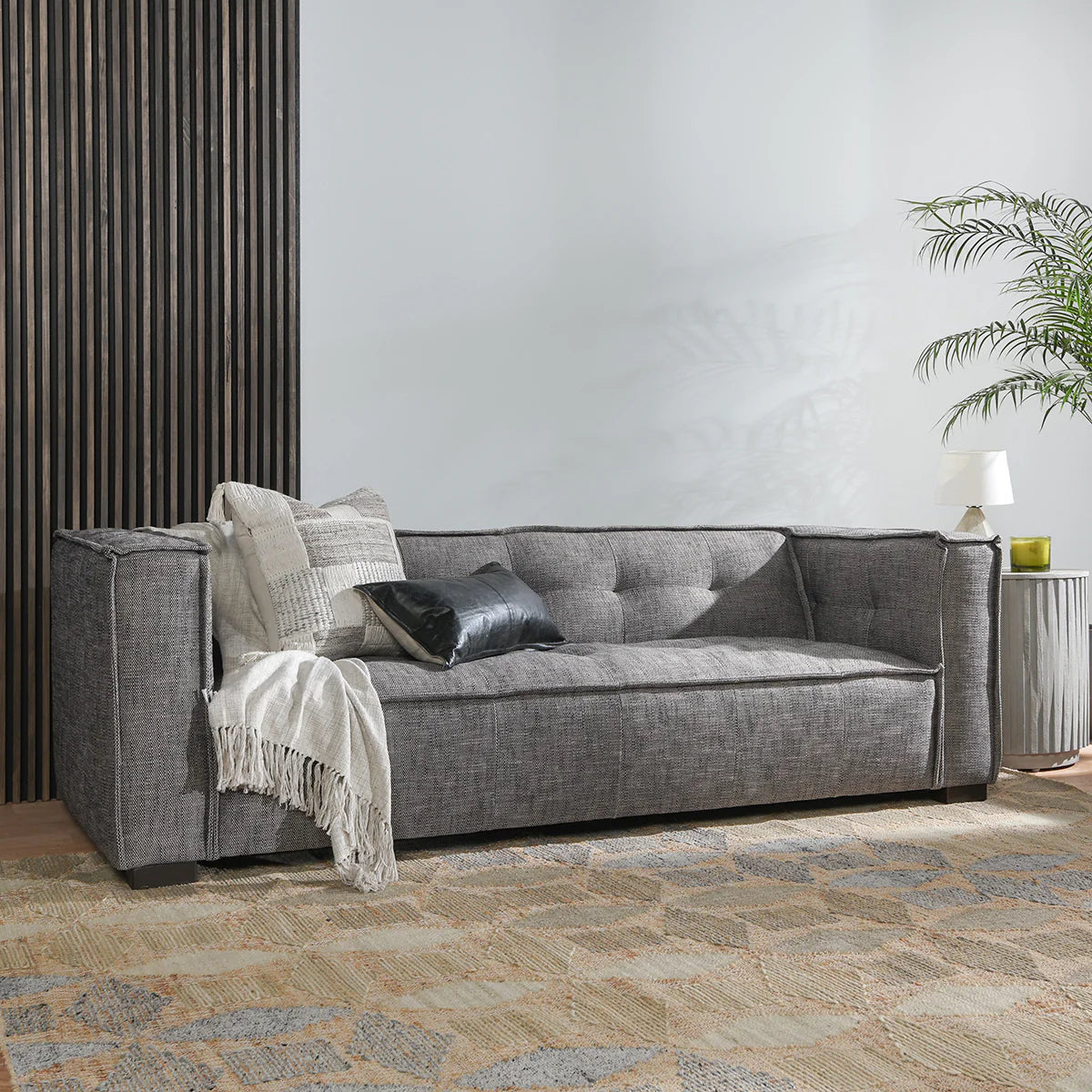 Element Upholstered Sofa Gray | BeBoldFurniture