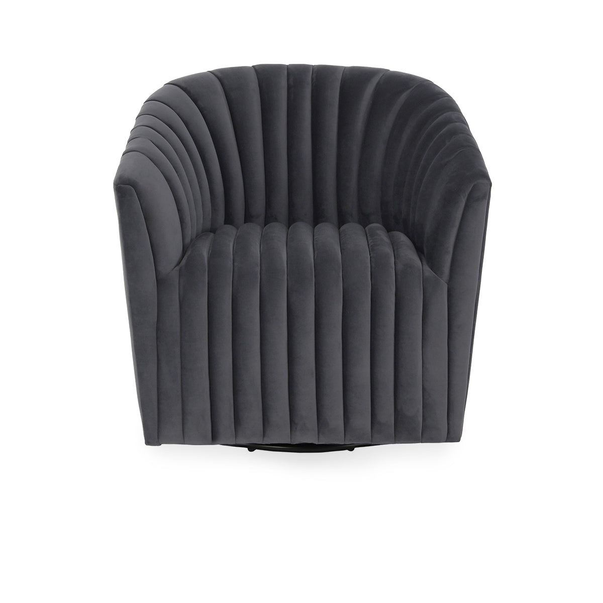 Arline Swivel Accent Chair Gray | BeBoldFurniture