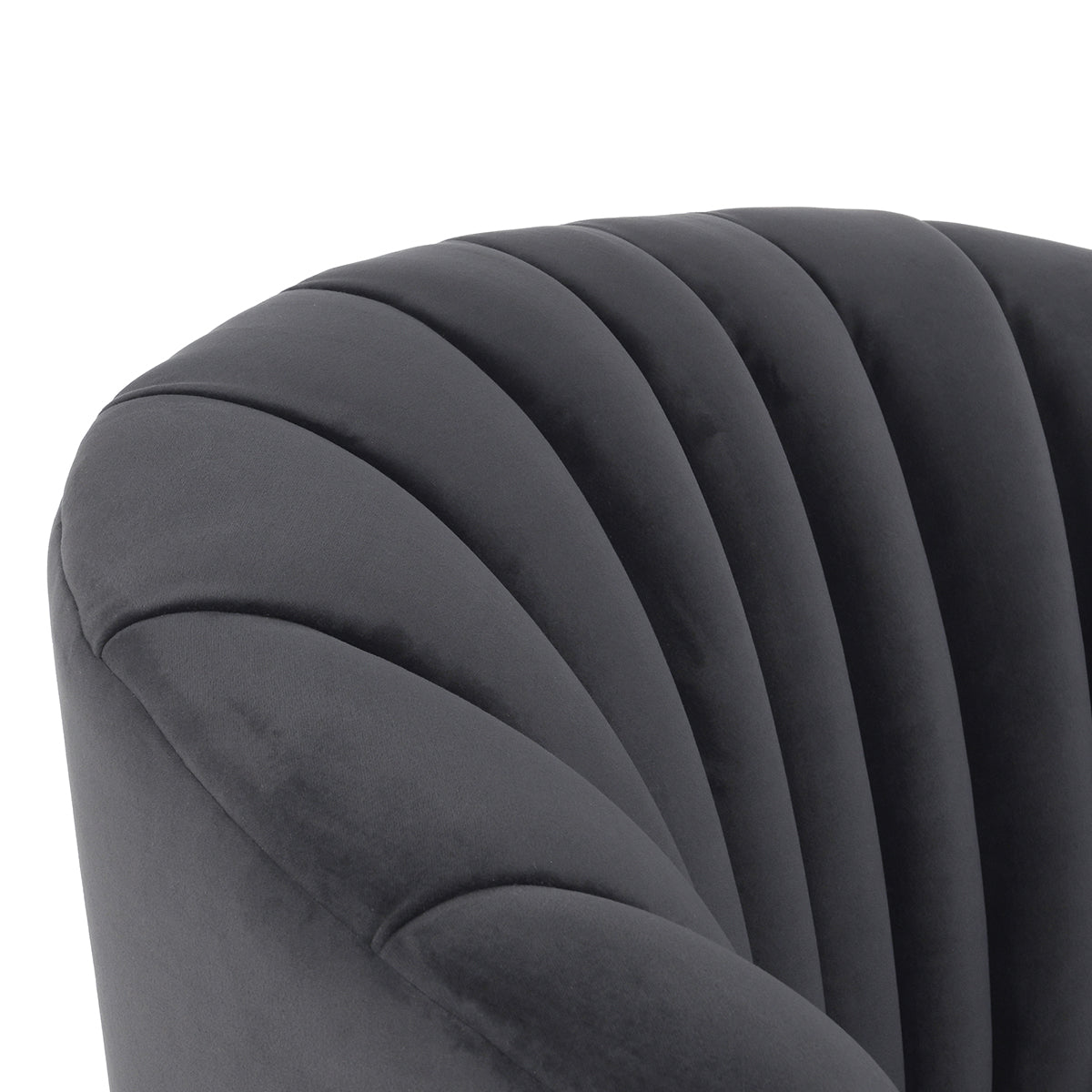 Arline Swivel Accent Chair Gray | BeBoldFurniture